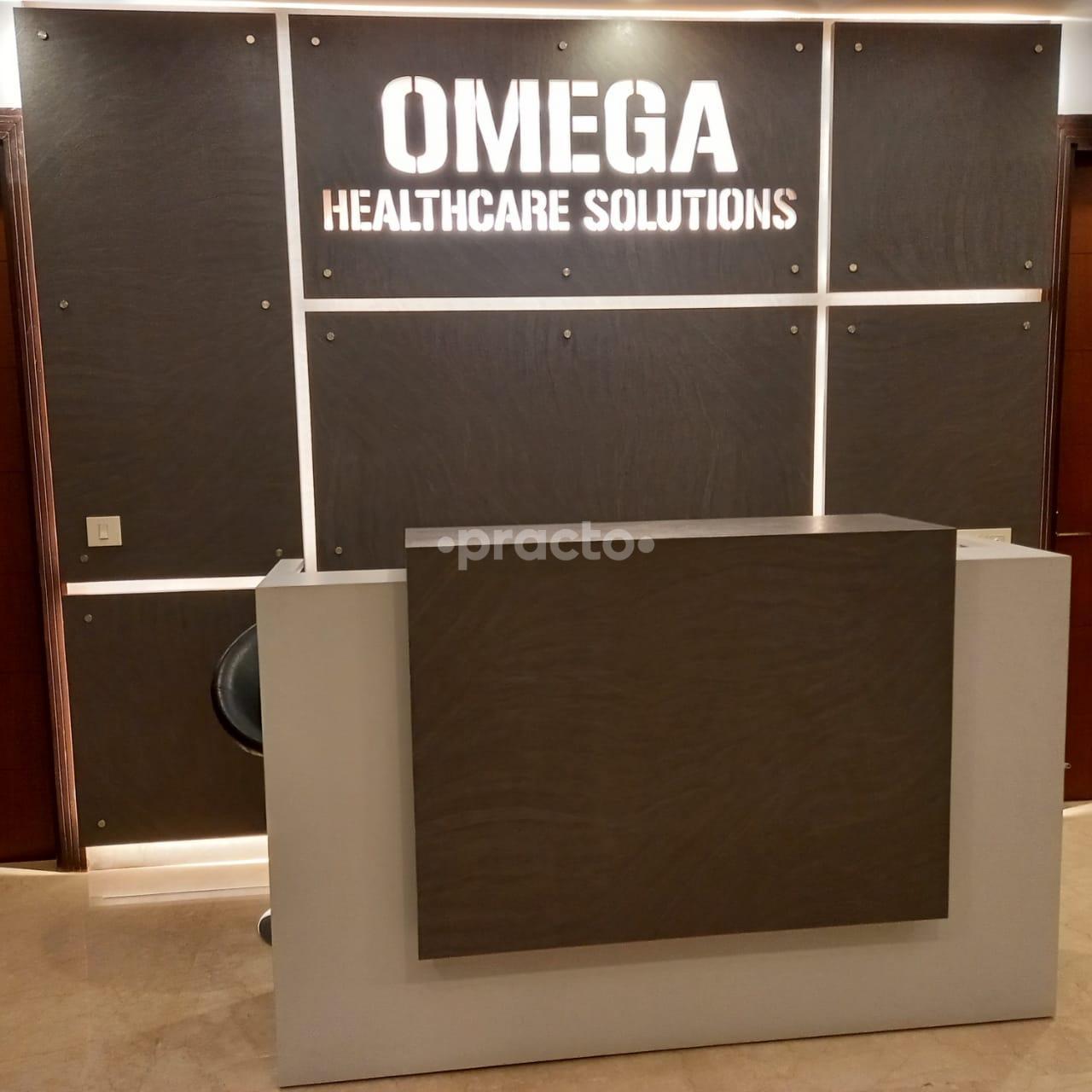Reception Area at Omega Healthcare Ortho Clinic South City-II Gurgaon