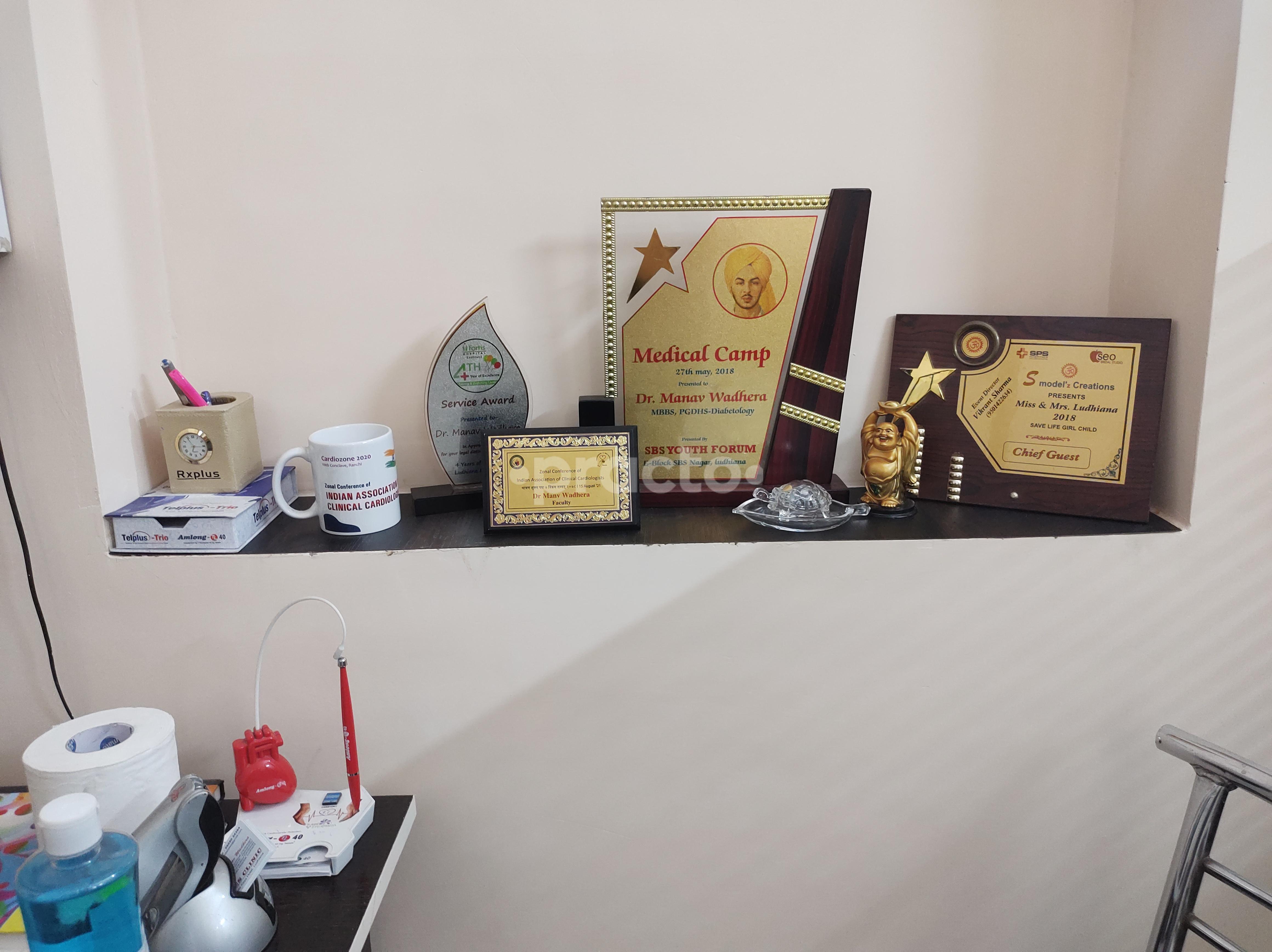 Consultation Room at Cardio Diabetes Clinic Pakhowal Road Ludhiana