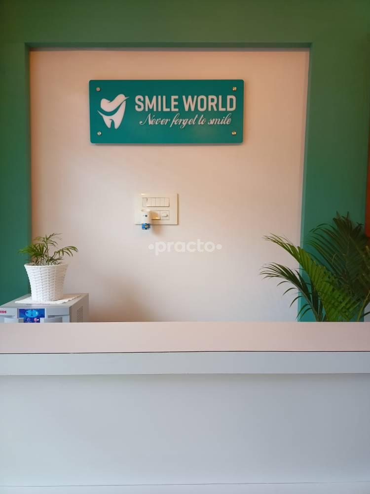 Reception Area at Smile World Dental Clinic & Implant Center Vidyaranyapura Bangalore
