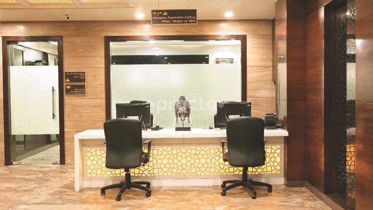 Reception Area at Institute of Urology C Scheme Jaipur