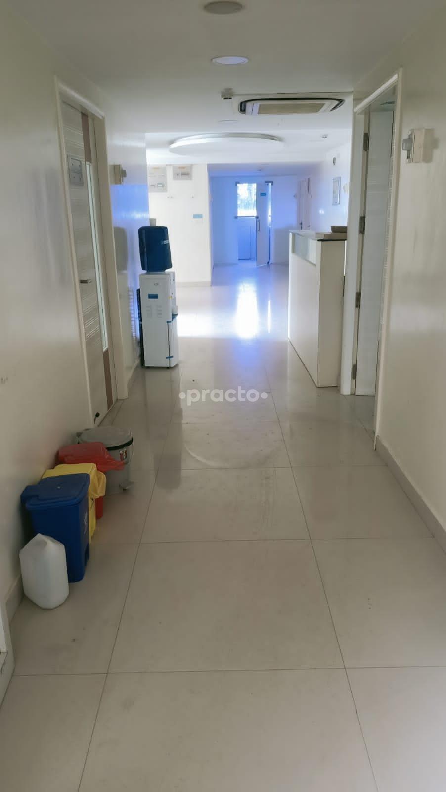 Reception Area at Oyster Mother and Child Hospital HRBR Layout Bangalore