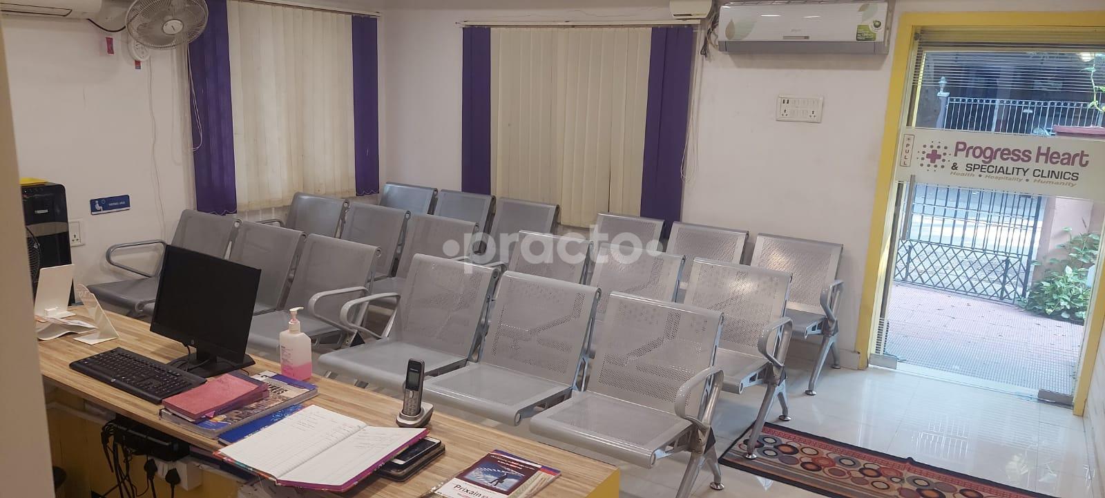 Reception Area at Progress Heart & Speciality Clinics Anna Nagar East Chennai