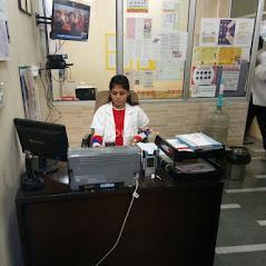 Reception Area at Path India Diagnostics Laboratory Sector 48 Noida