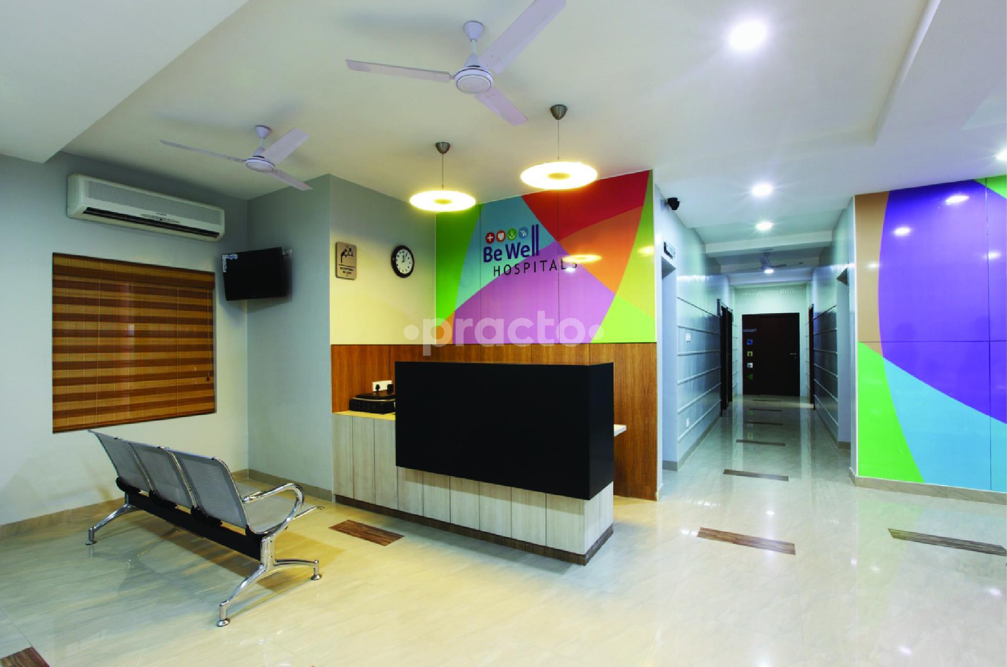 Reception Area at BE  WELL HOSPITALS Kilpauk Chennai