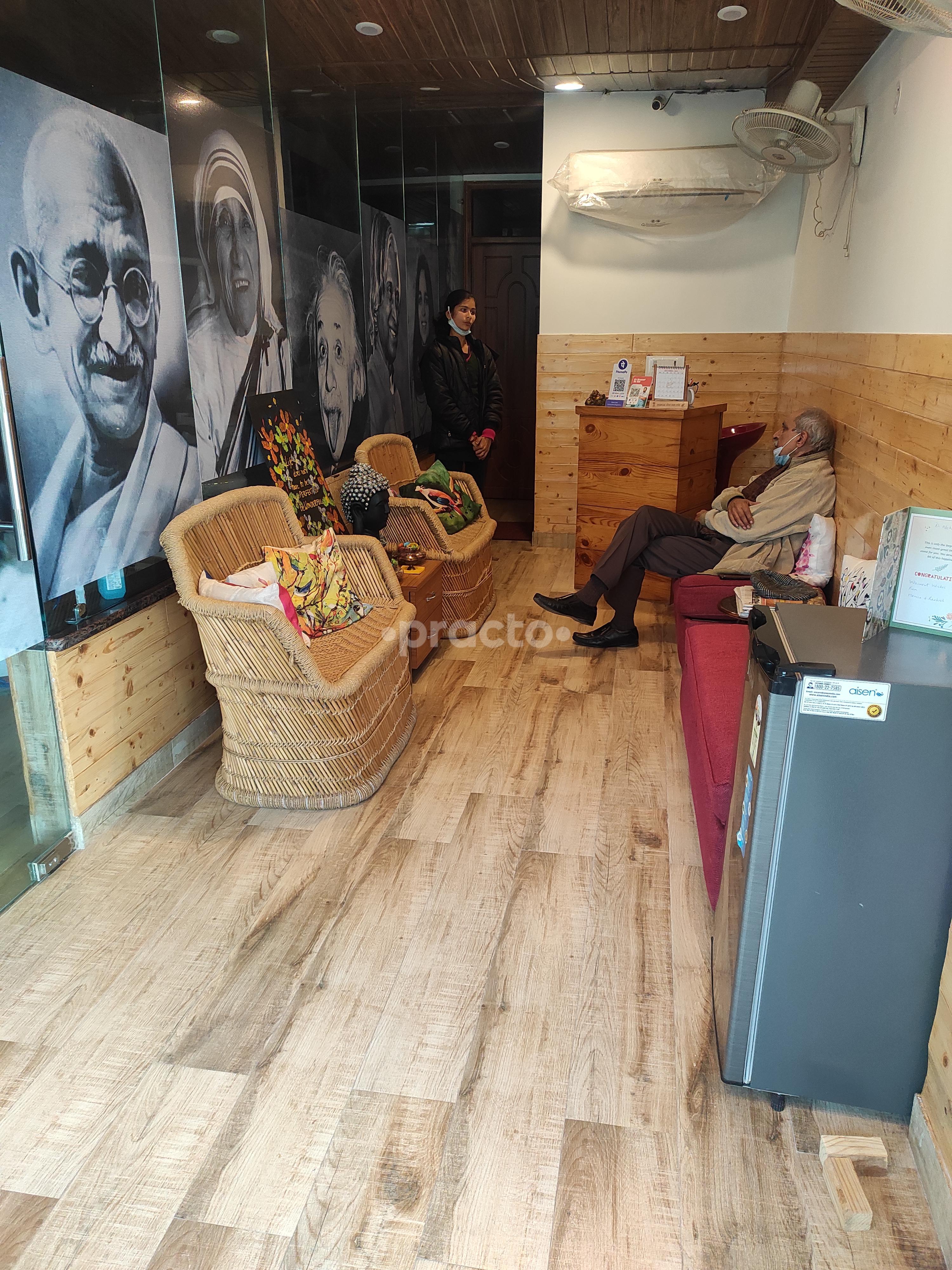 Reception Area at Aesthetika Dental Care Rajpur Dehradun