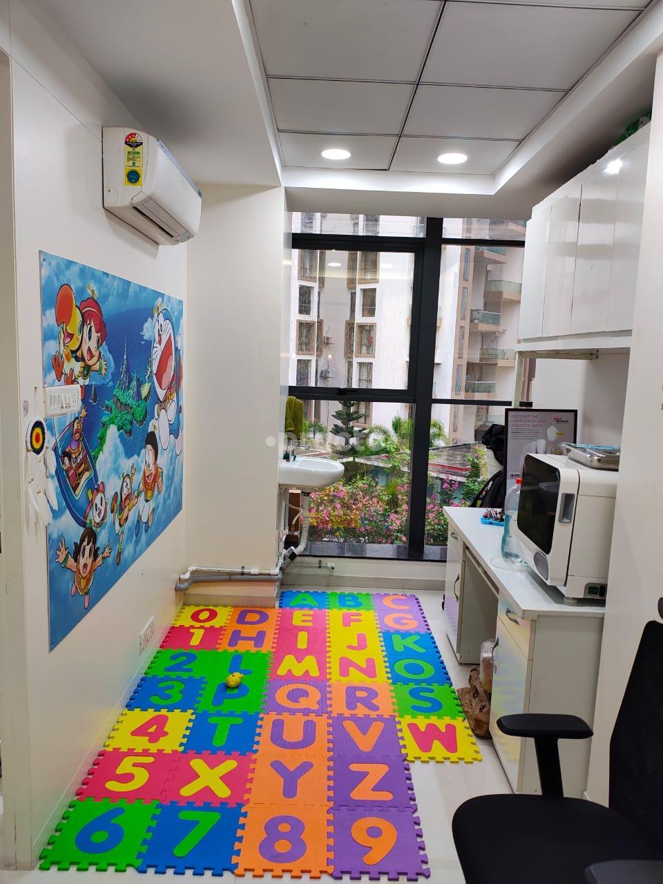 Reception Area at Dr. Khairnar's Family Smile Studio Balewadi Pune