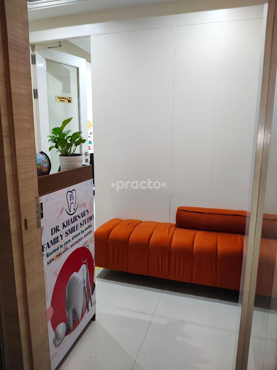 Waiting Area at Dr. Khairnar's Family Smile Studio Balewadi Pune