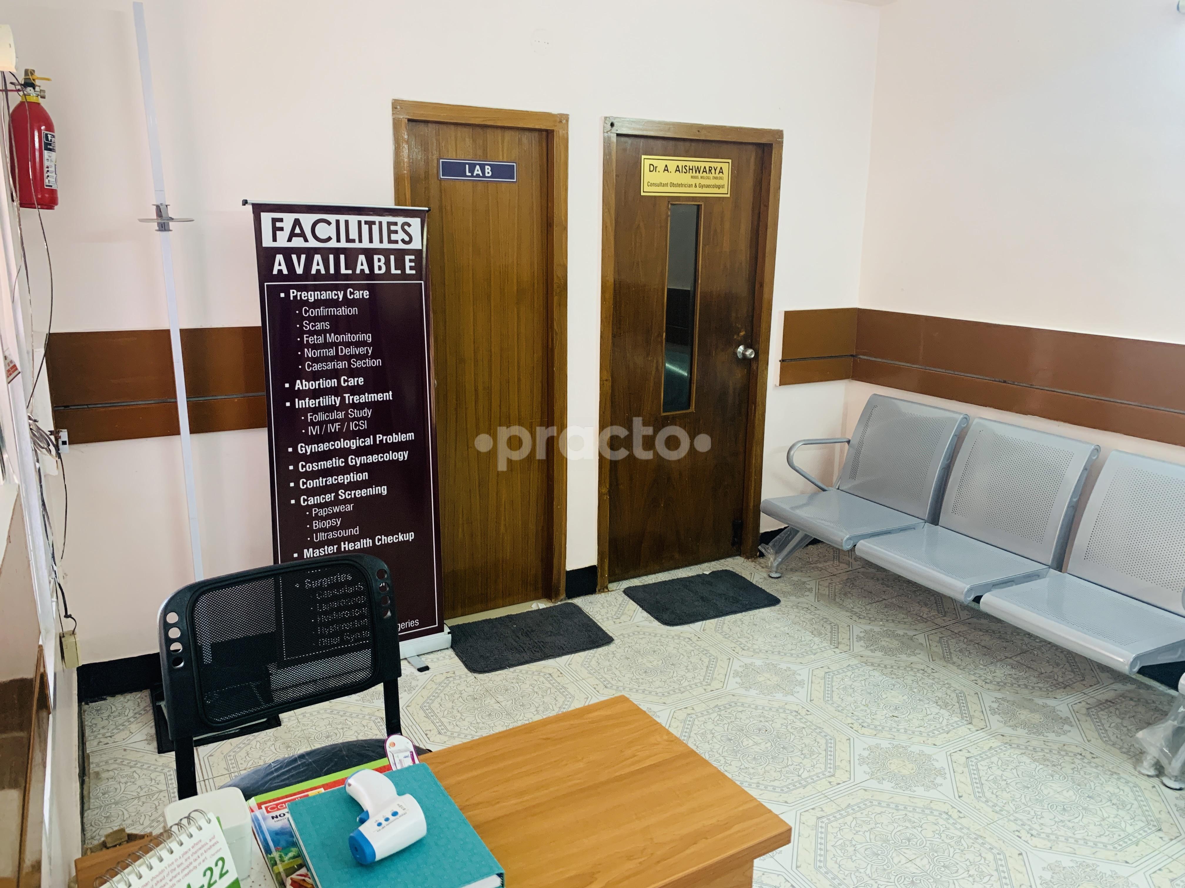 Waiting Area at Aval Women Care Besant Nagar Chennai