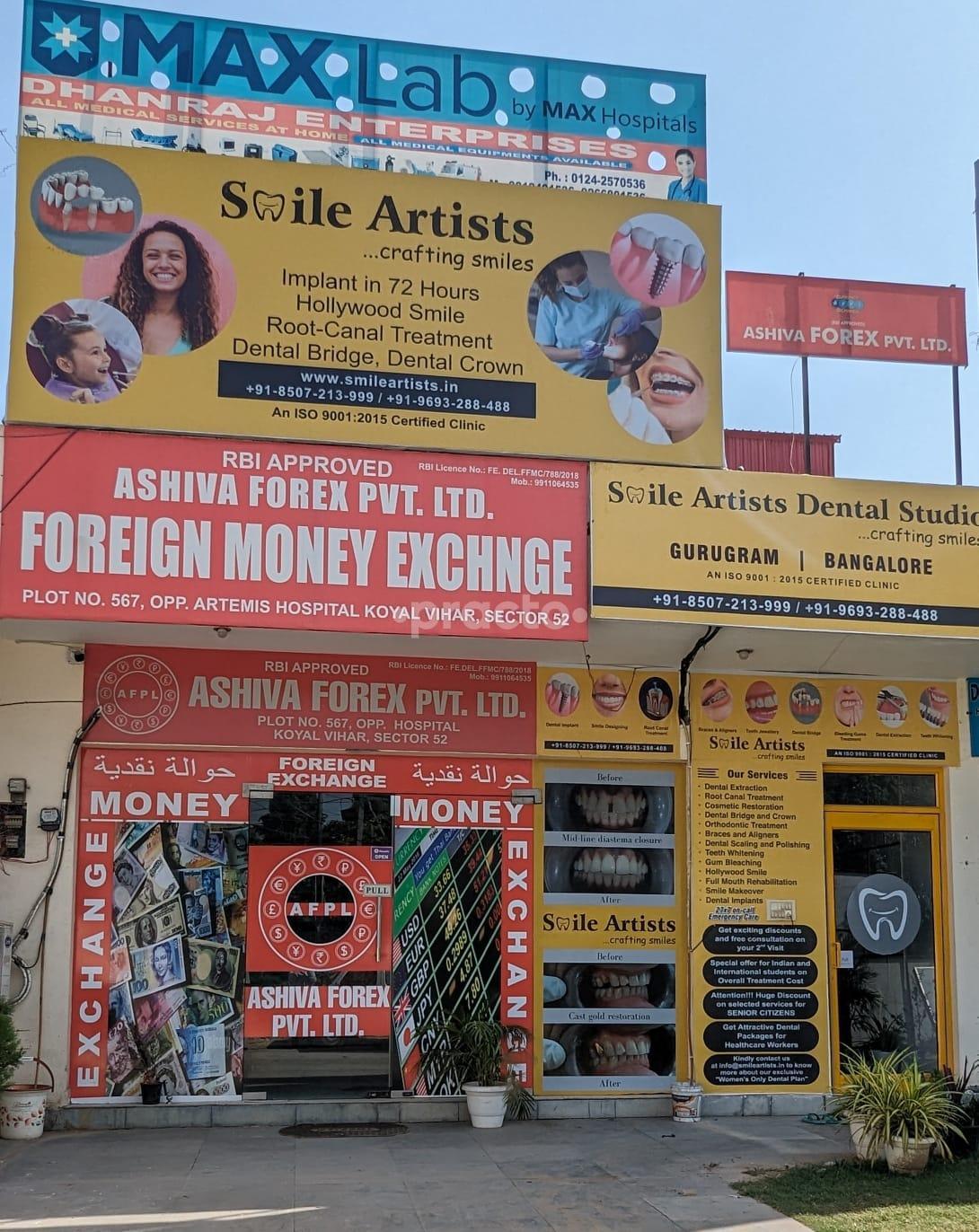 Outside Area at Smile Artists Dental Studio Gurgaon Sector 52 Gurgaon