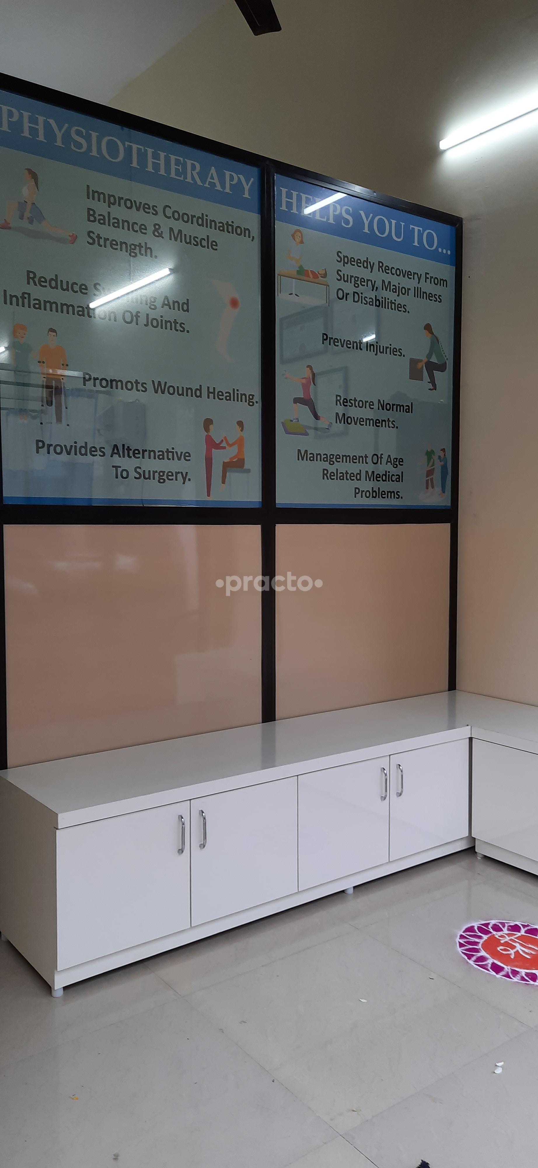 Reception Area at Ojas Physiotherapy Clinic Ulwe Navi Mumbai