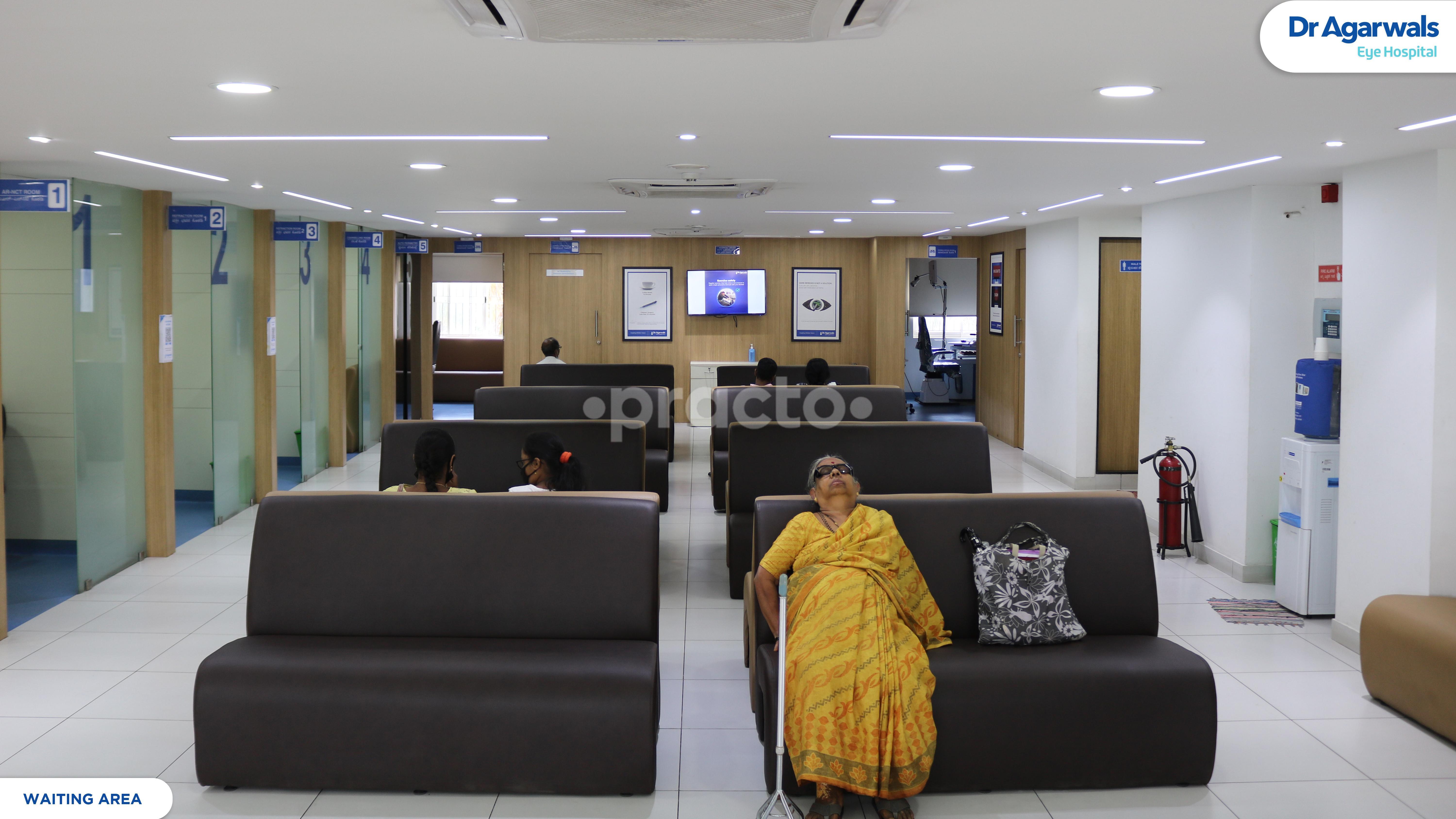 Waiting Area at Dr. Agarwal's Eye Hospital Banashankari Bangalore