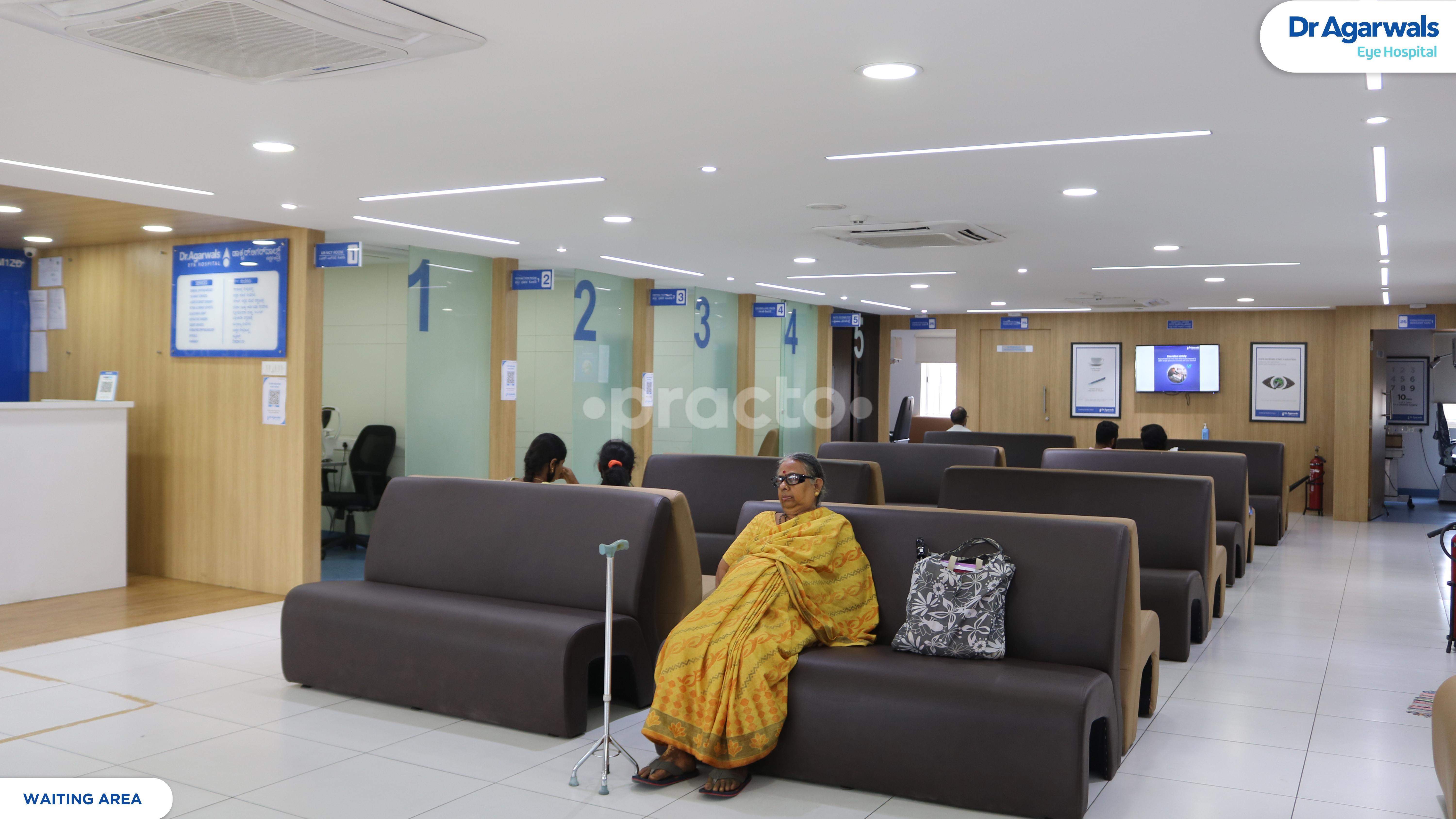 Waiting Area at Dr. Agarwal's Eye Hospital Banashankari Bangalore