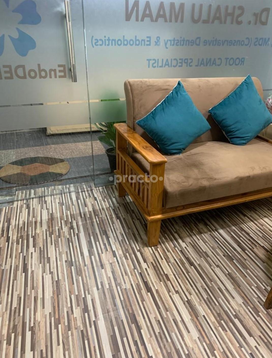 Reception Area at EndoDental Indirapuram Ghaziabad