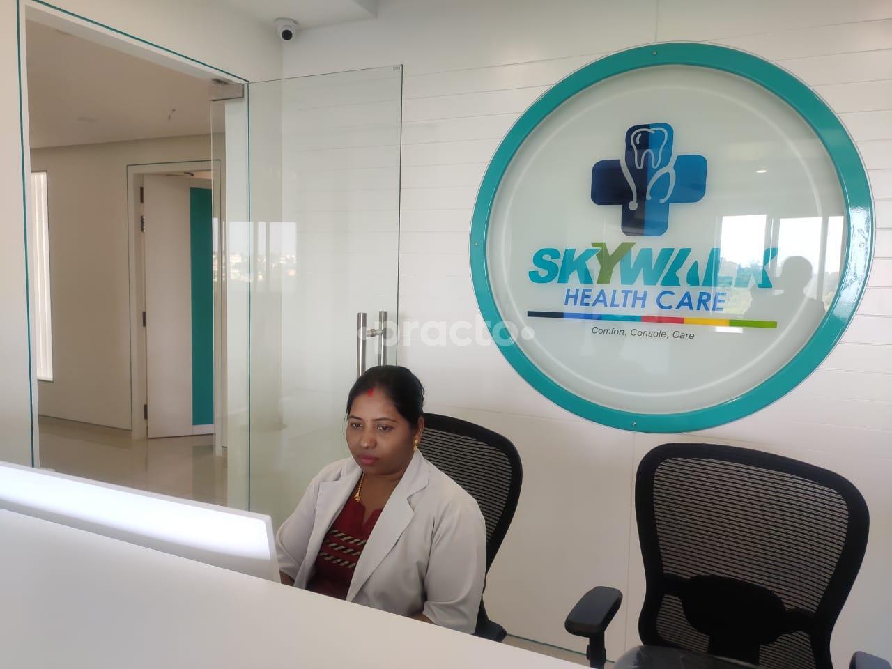 Reception Area at Skywalk Healthcare Pulikeshi Nagar Bangalore