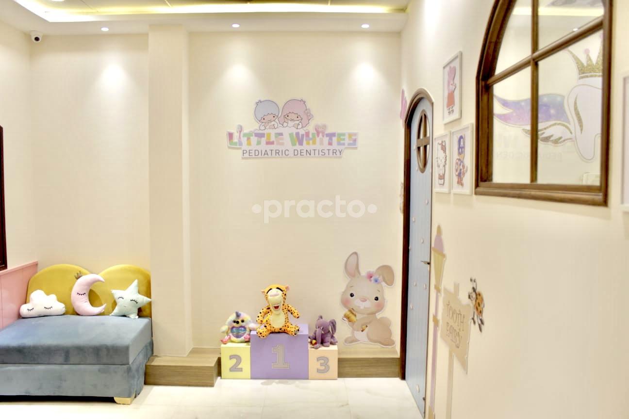 Waiting Area at Little Whites Pediatric and General Dentistry Saket Delhi