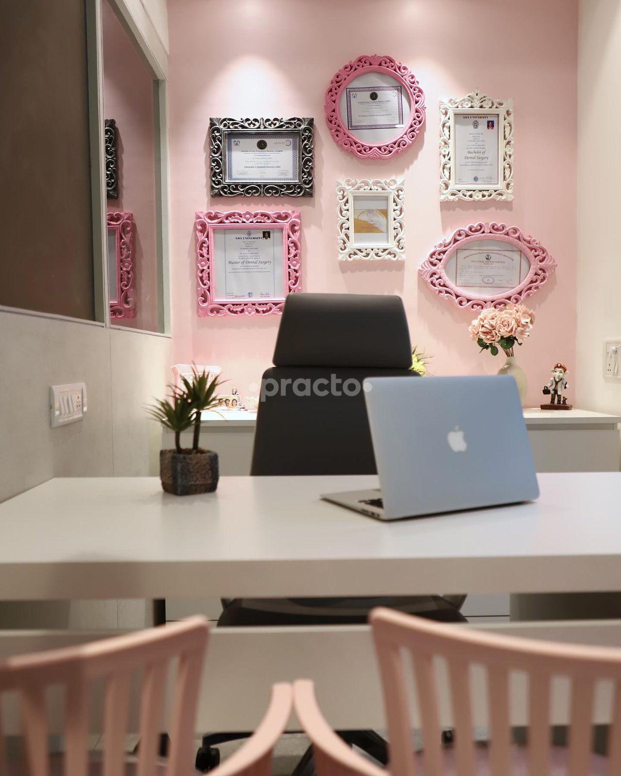 Reception Area at Dr Sonam's Dental Studio Malabar Hill Mumbai