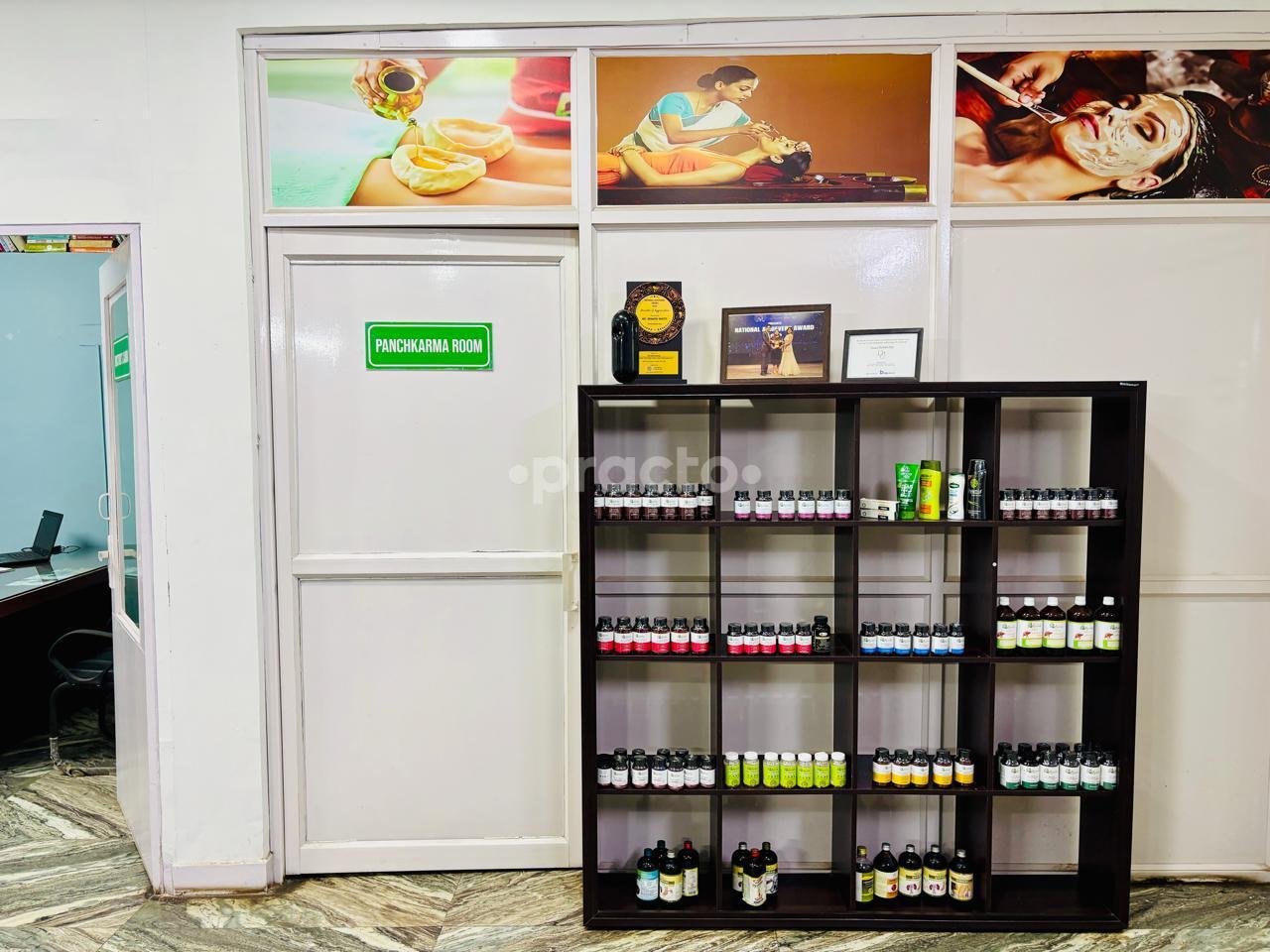 Products Display at Abstract Ayurveda Clinic and Panchkarma Gurgaon Sector 31 Gurgaon