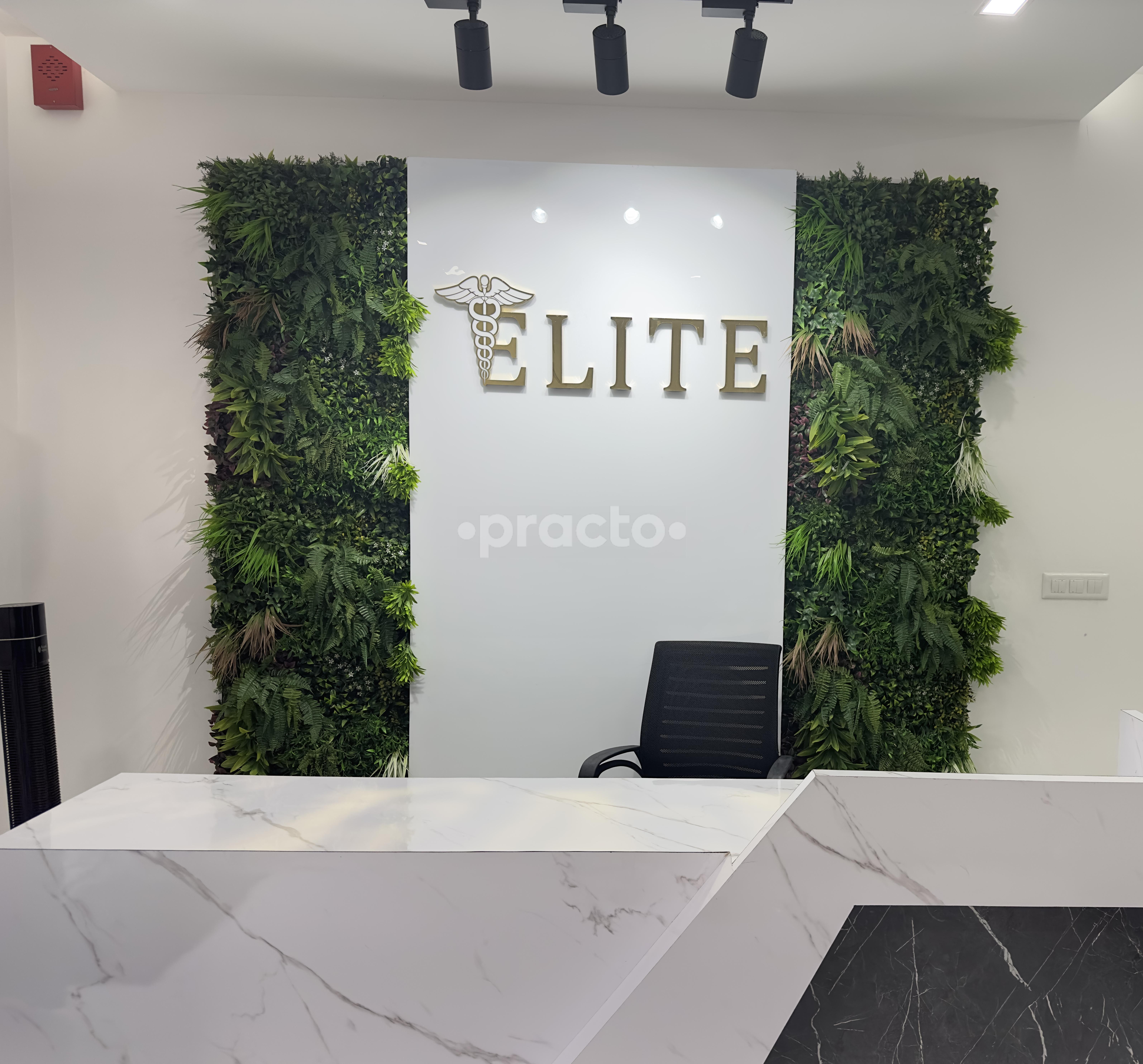 Reception Area at Elite Multispeciality Clinic Mansoorabad Hyderabad