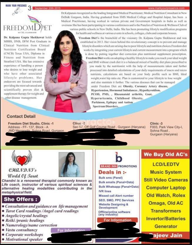 Freedom Diet Sohna Road Gurgaon