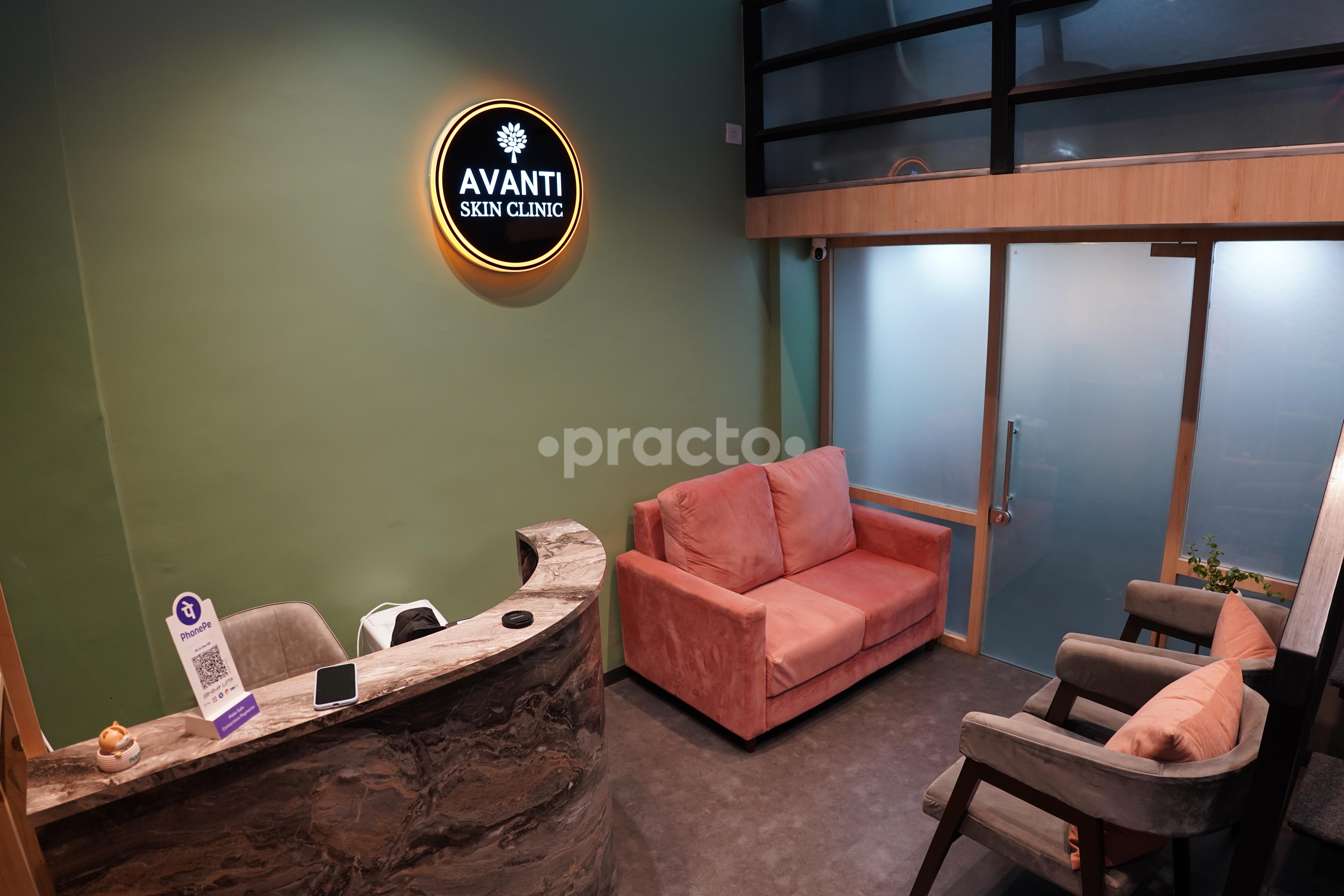 Waiting Area at Avanti's Skin & Laser Clinic Aundh Pune