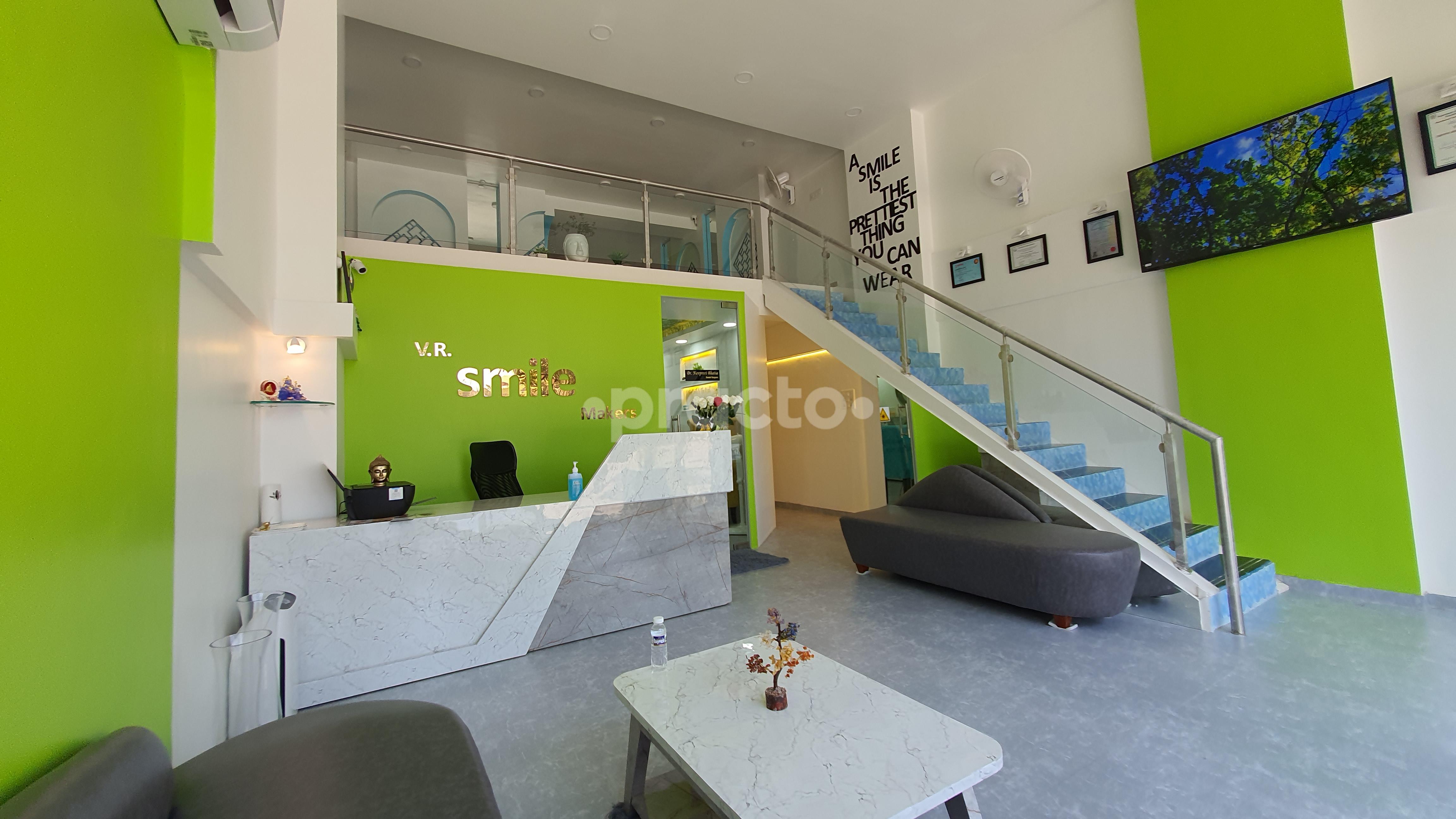 Reception Area at V R Smile Maker Dental Care Undri Pune