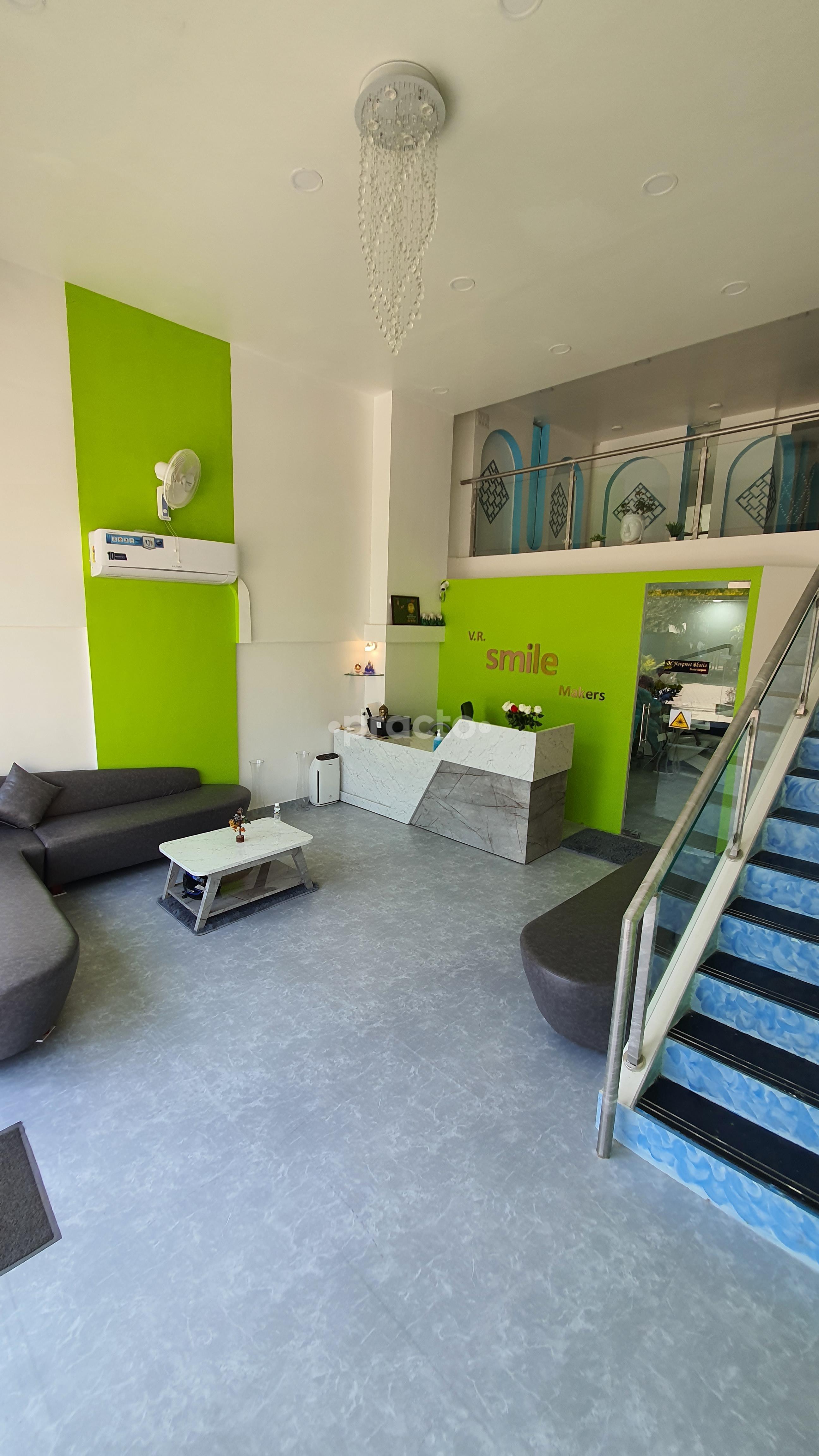 Waiting Area at V R Smile Maker Dental Care Undri Pune