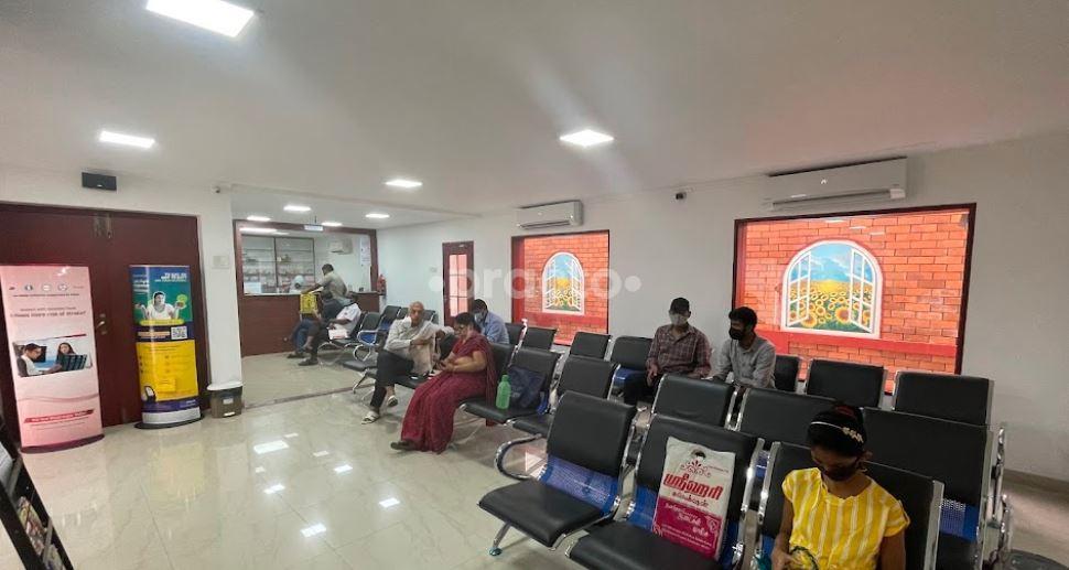 Reception Area at Dr. SP Diabetic Foundation Coimbatore Central Coimbatore