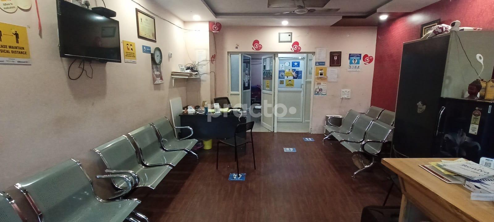 Reception Area at DM Heart Care Clinic Attapur Hyderabad