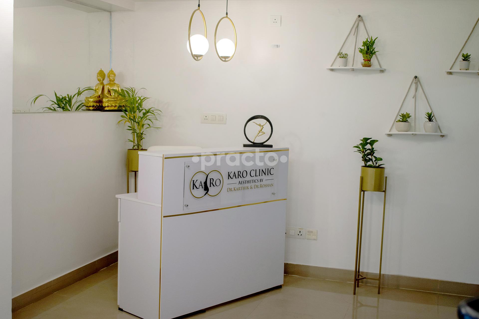 Reception Area at Karo Clinic Vidyaranyapura Bangalore