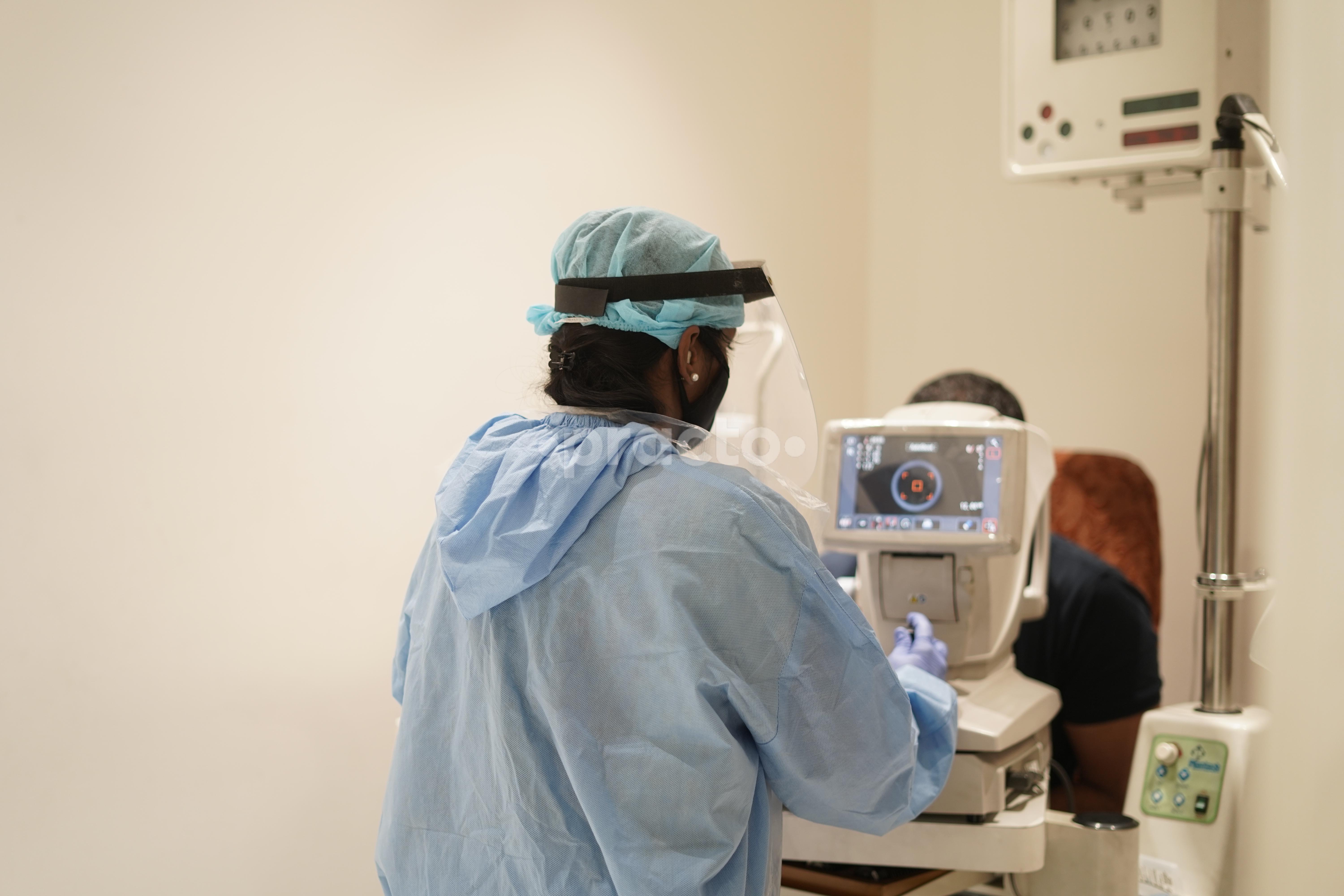 Equipment Area at S.R.Gopal Rao Opticians and Optometrists Residency Road Bangalore