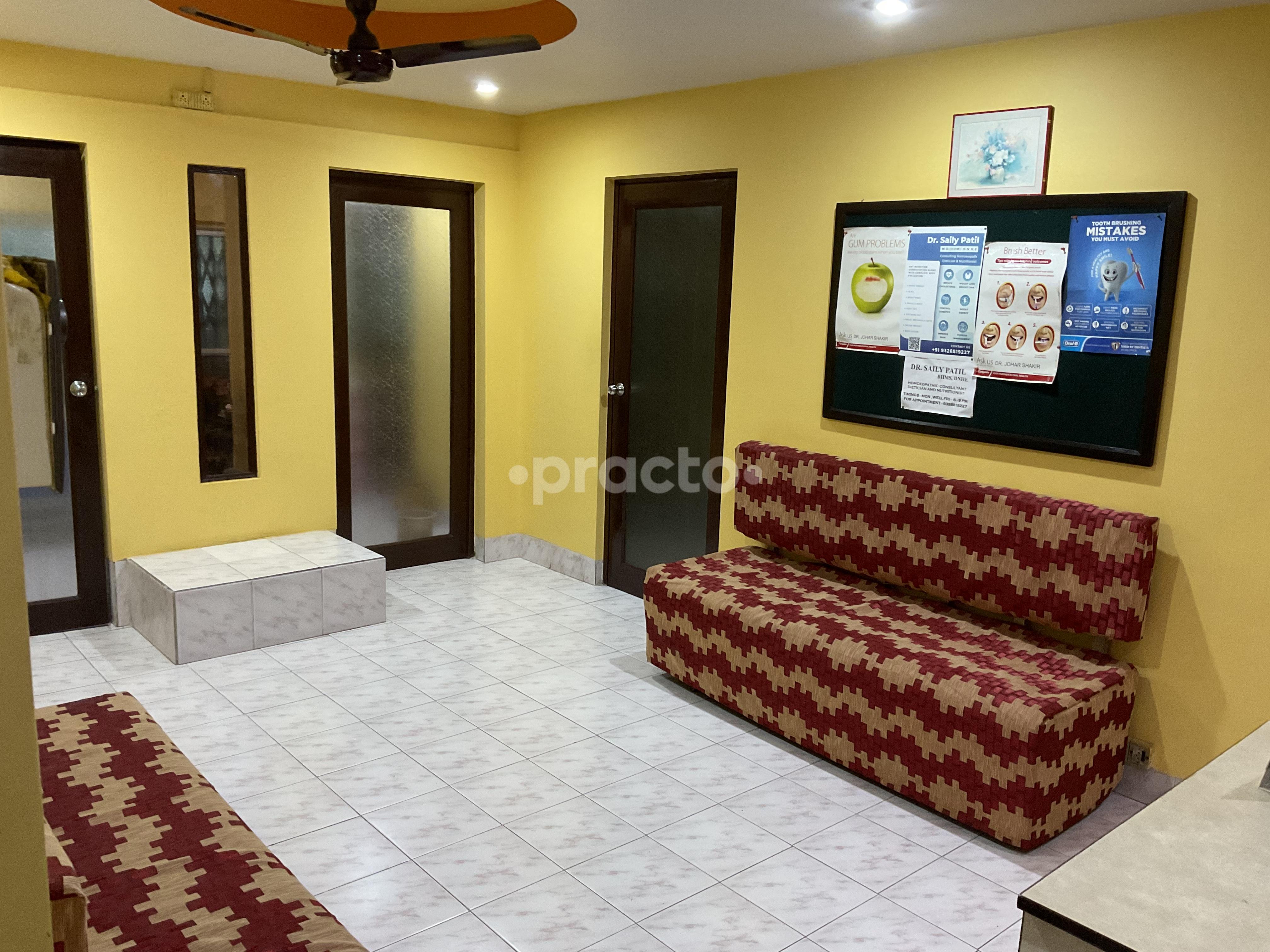 Waiting Area at Nemat Dental Clinic Vashi Navi Mumbai