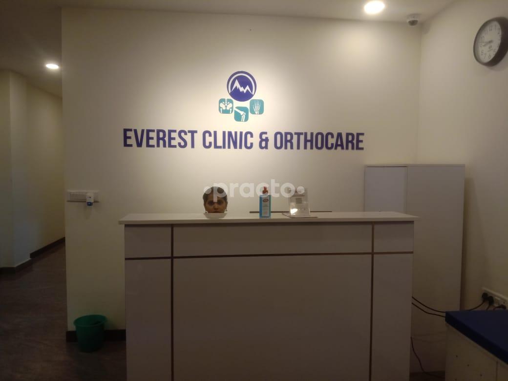 Reception Area at Everest Clinic and Orthocare Seegehalli Bangalore