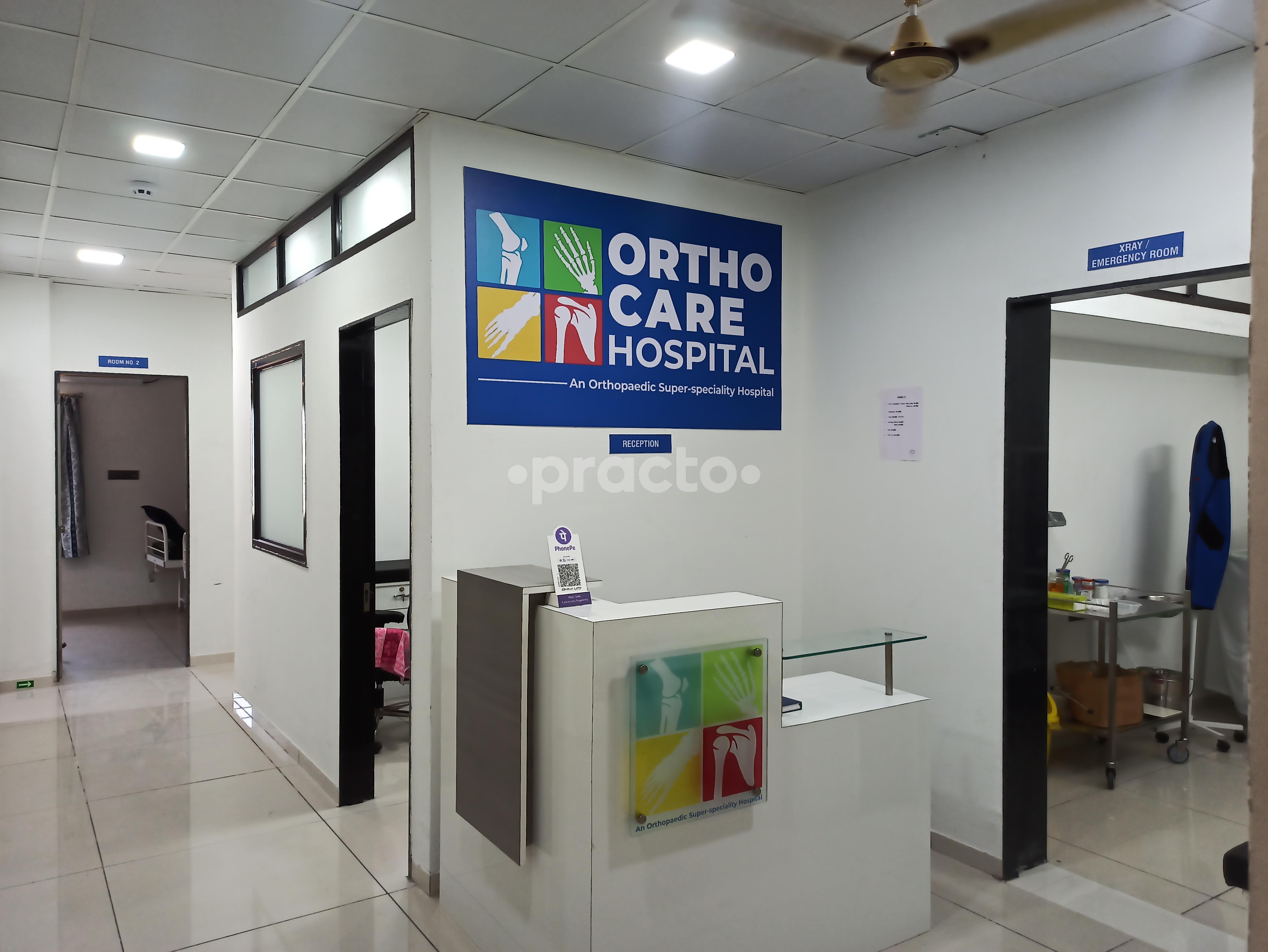Reception Area at Ortho Care Hospital Subhanpura Vadodara