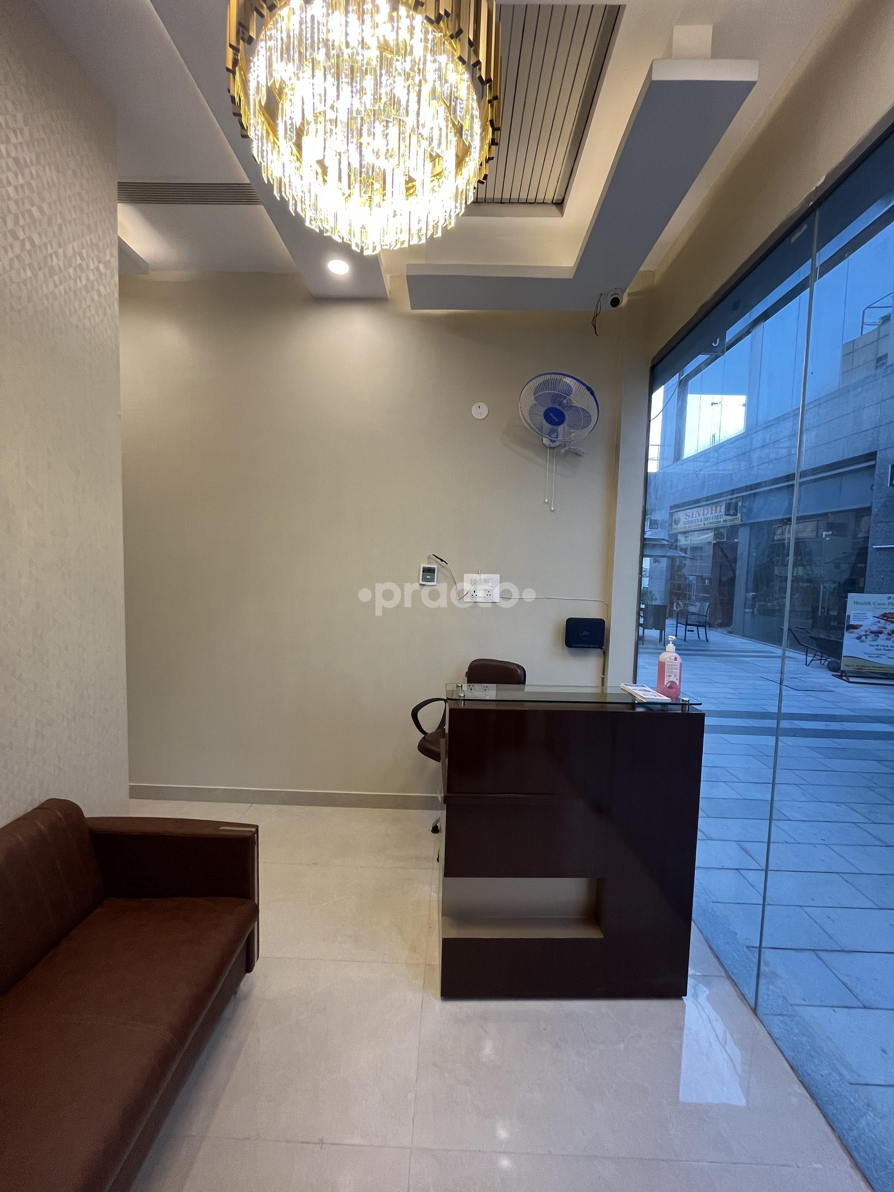 Reception Area at Excellence Esthetics Clinic Gurgaon Sector 82 Gurgaon