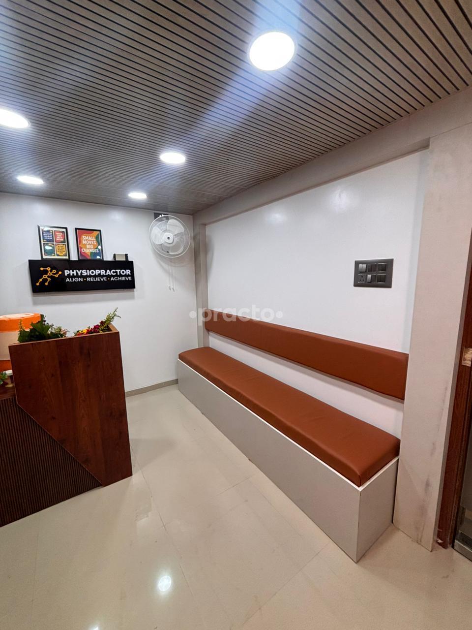 Reception Area at Physiopractor Physiotherapy Clinic Bhugaon Pune