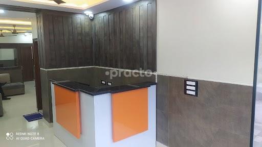 Reception Area at Dr Agrawal's Clinic Rohini Sector 18 Delhi