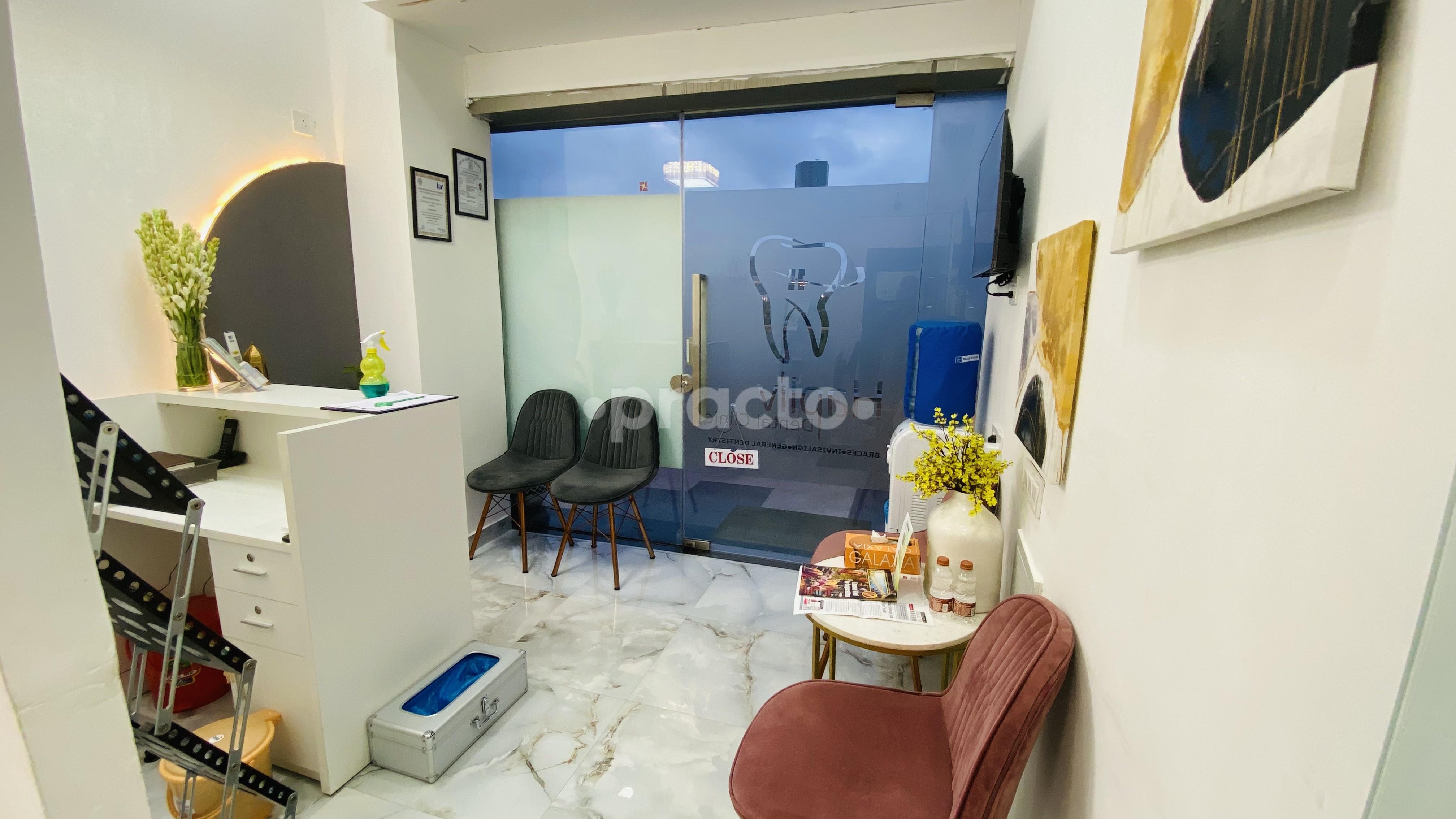 Waiting Area at Hapliv Dental Clinic Gurgaon Sector 65 Gurgaon