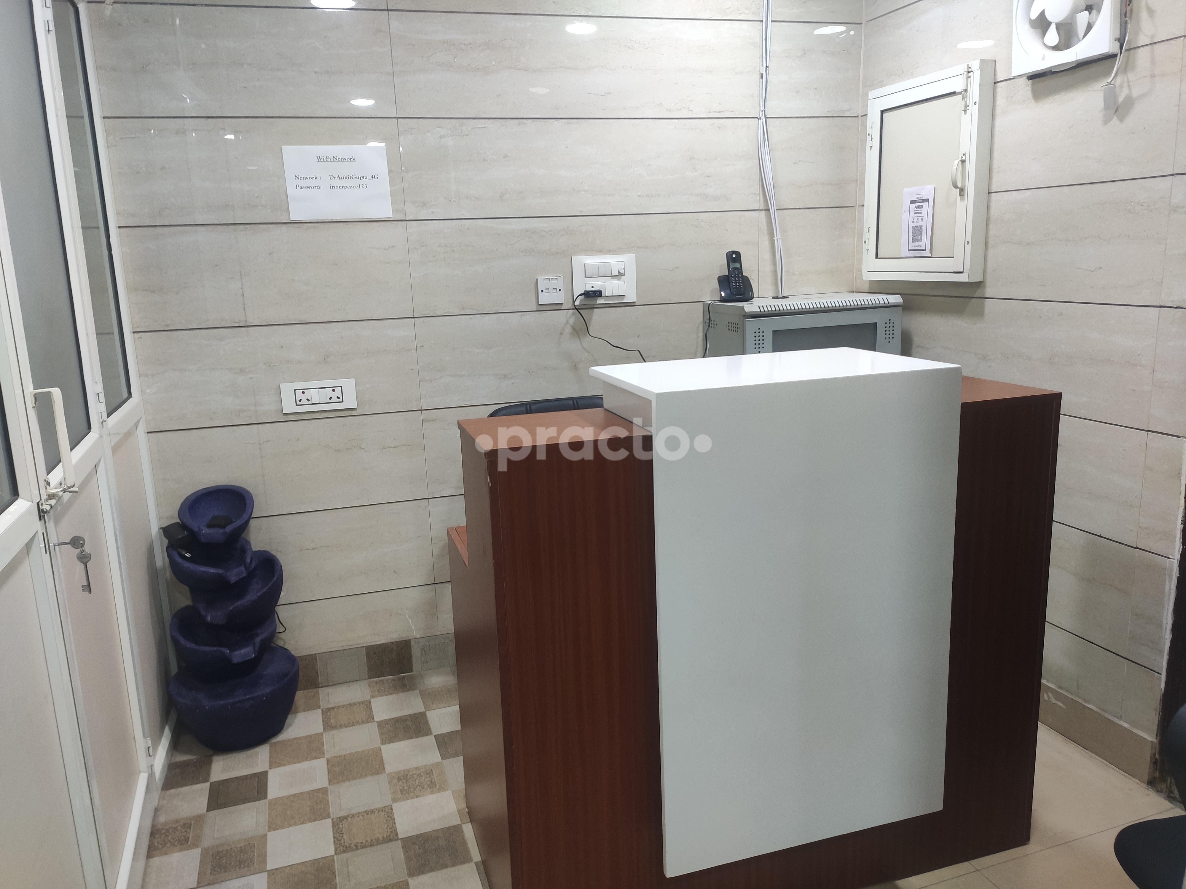 Reception Area at Mirabilia Plastic Surgery CR Park Delhi