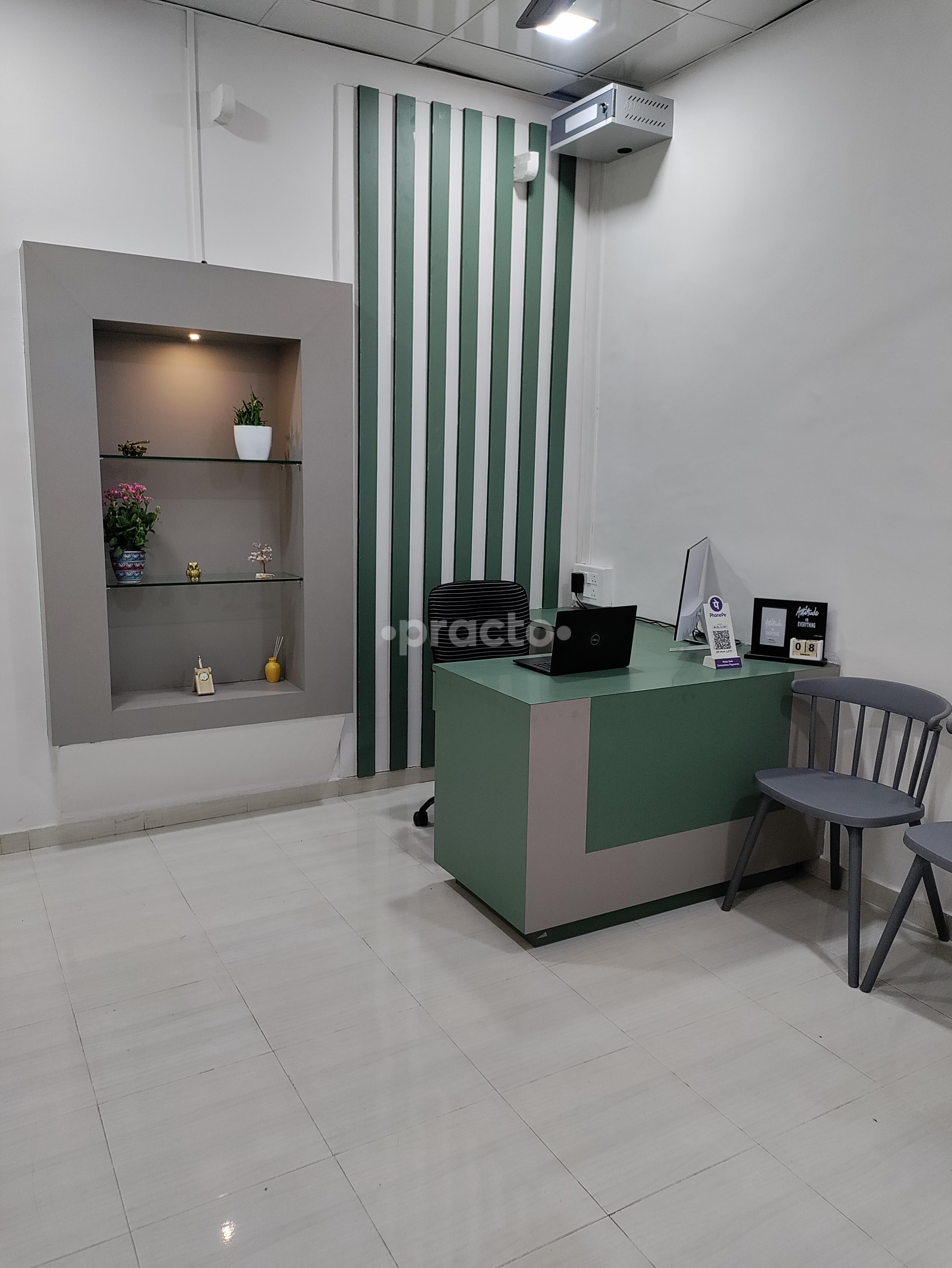 Reception Area at Alpine Physiotherapy Law College Road Pune
