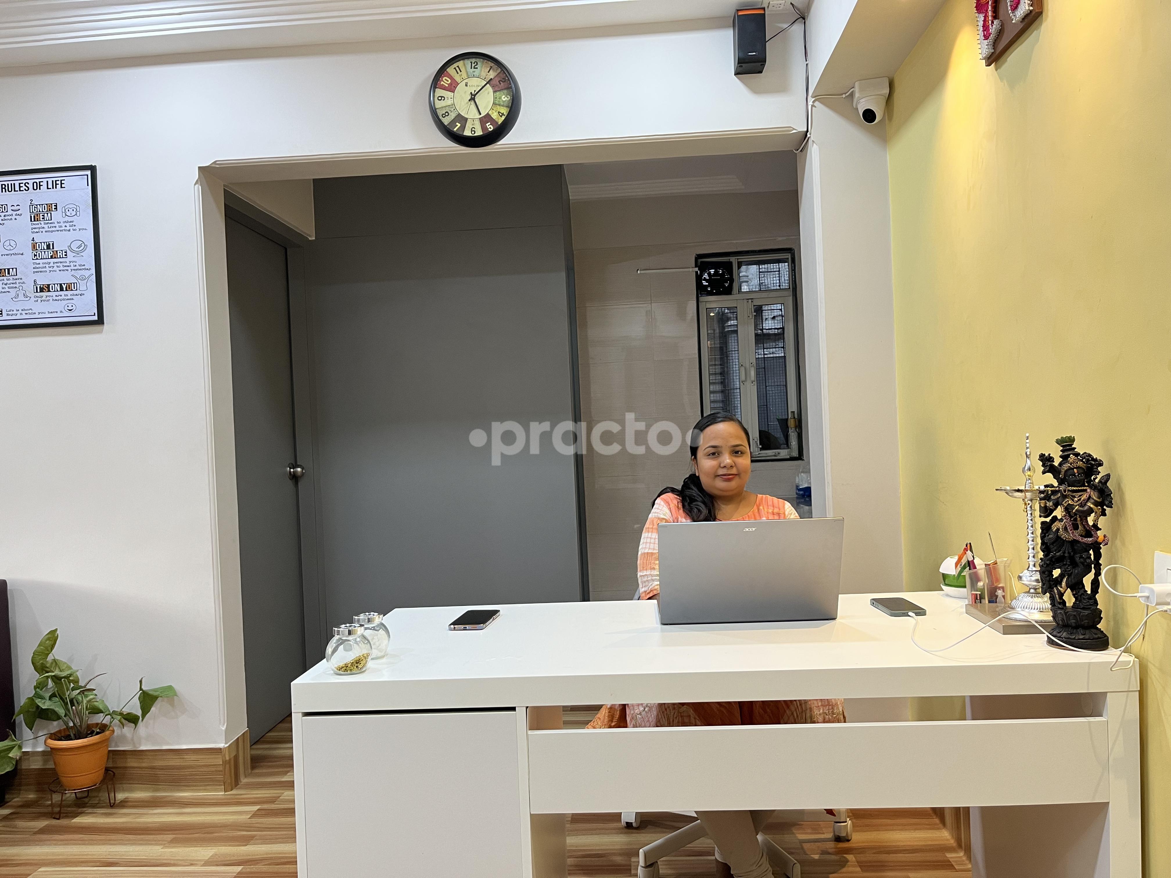 Reception Area at Manpravah Hypnoclinic Borivali Mumbai