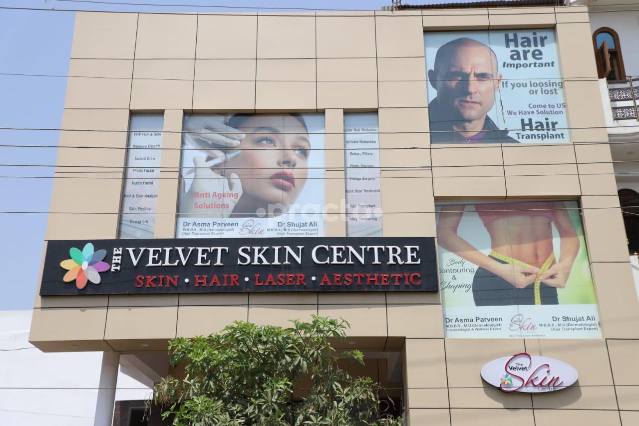 Outside Area at The Velvet Skin Centre Indira Nagar Lucknow