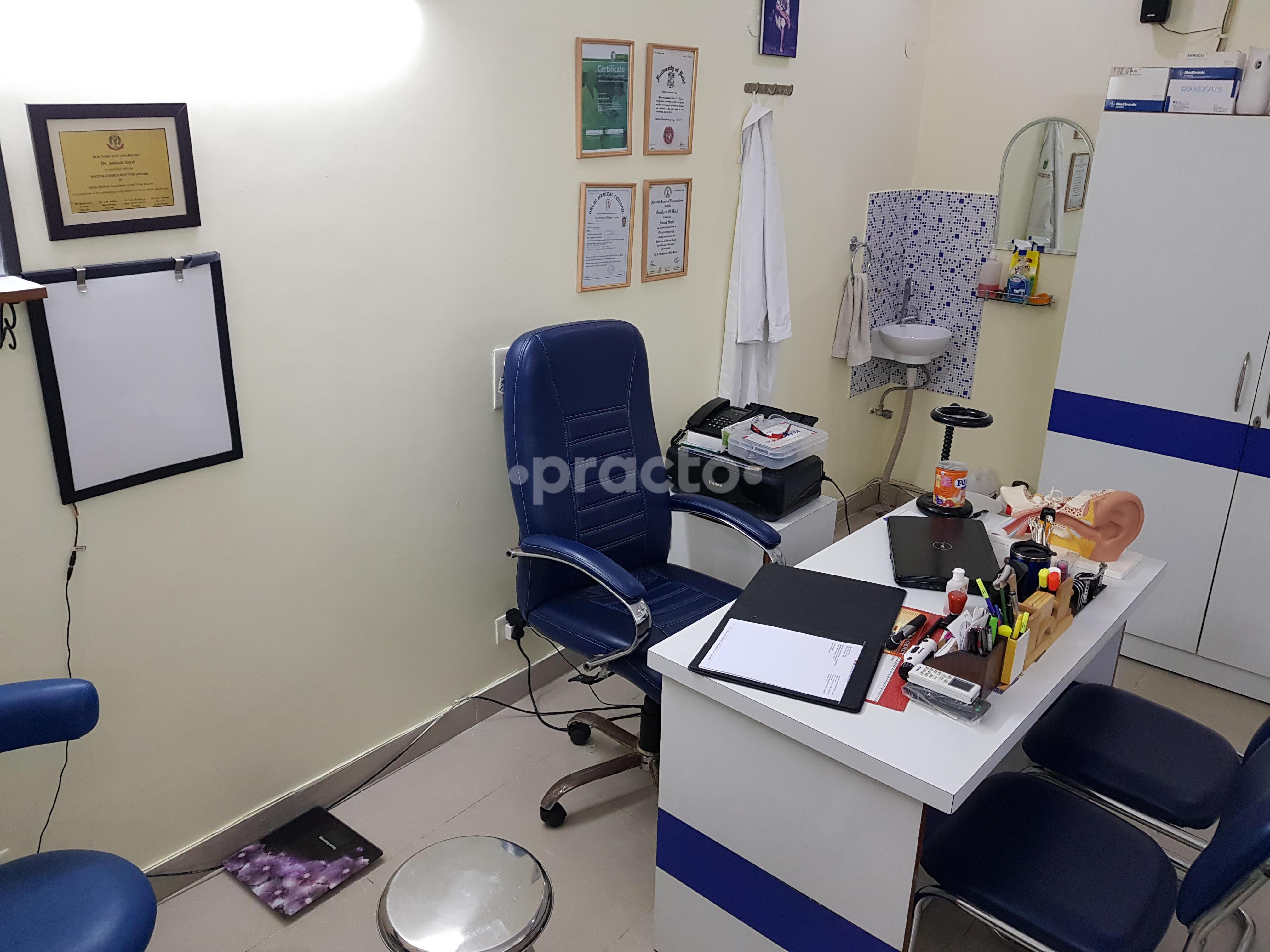 Consultation Room at Sparsh ENT Clinic Safdarjung Enclave Delhi
