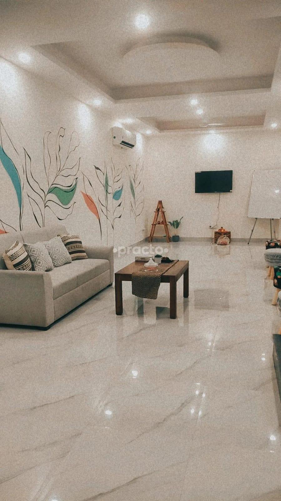 Reception Area at Zentered Minds Psychological Services Kalkaji Delhi
