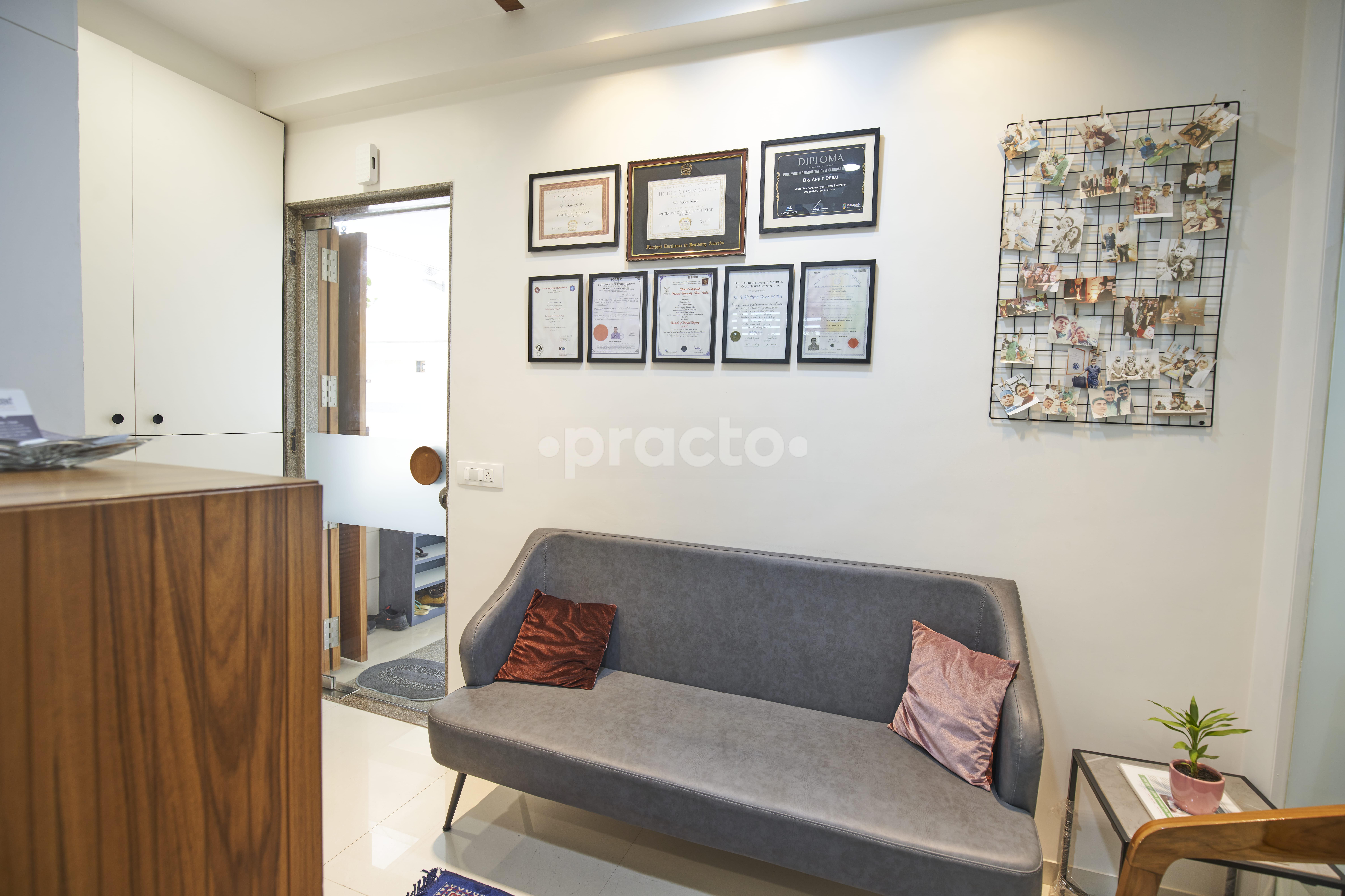 Waiting Area at Nxtdent Dental Clinic Adajan Dn Surat