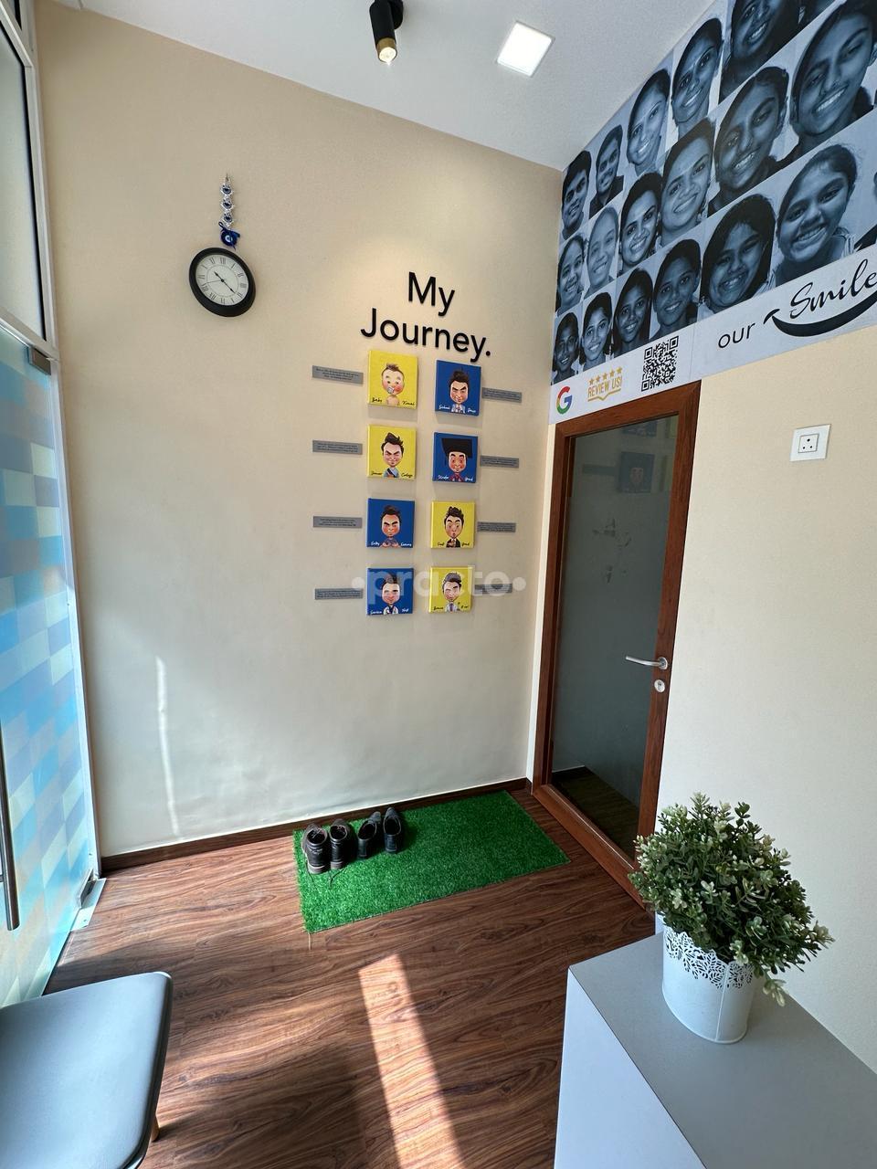 Waiting Area at Smile Bracefully Orthodontic Center and Dental Clinic Prabhadevi Mumbai