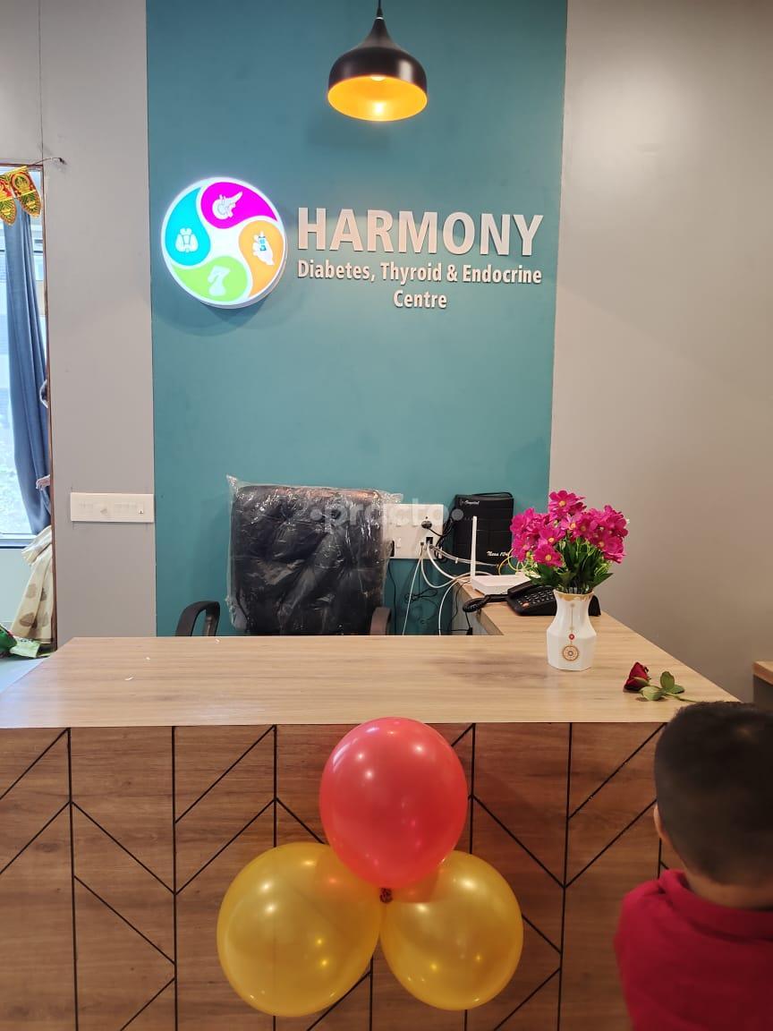 Reception Area at Harmony Diabetes Thyroid and Endocrine Centre Kharadi Pune