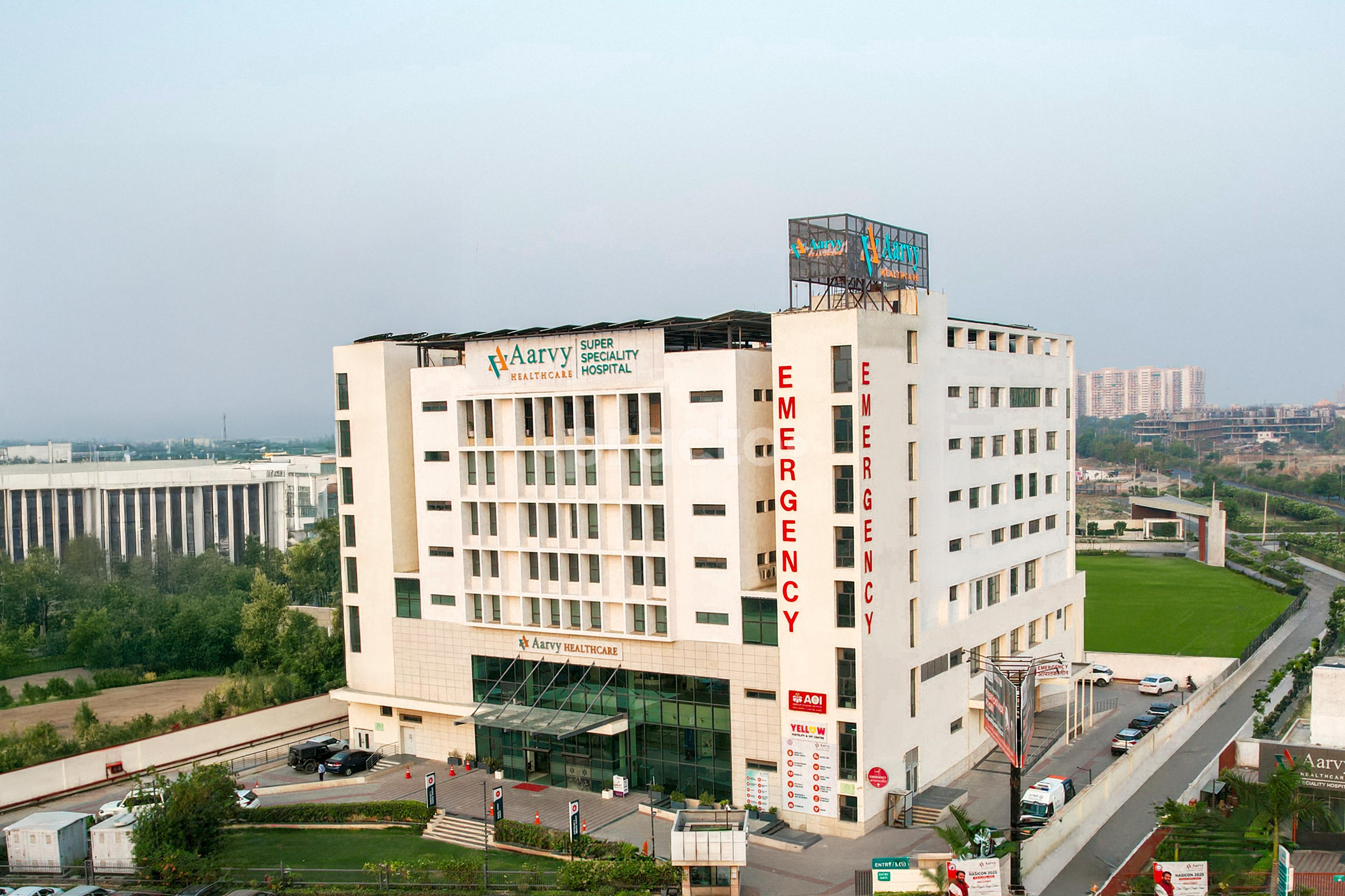 Outside Area at Aarvy Healthcare Super Speciality Hospital Gurgaon Sector 90 Gurgaon