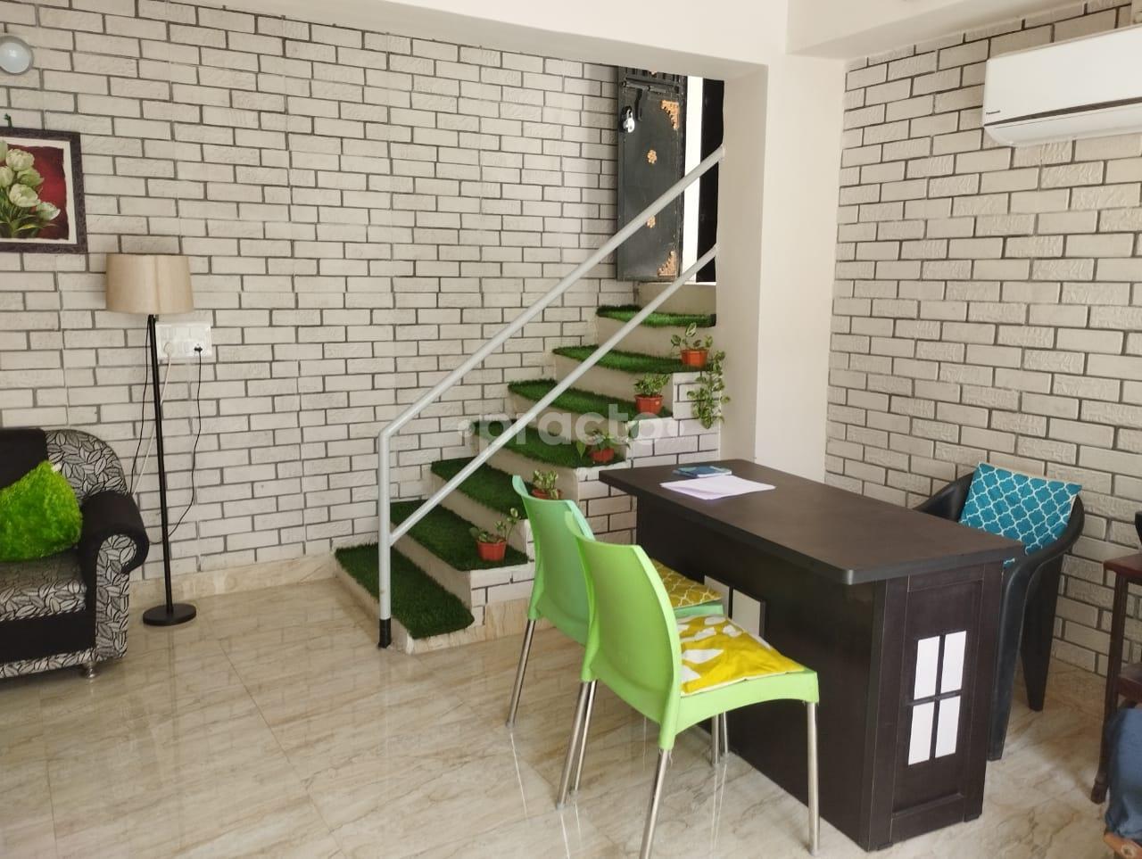 Reception Area at Inner Peace Navrangpura Ahmedabad