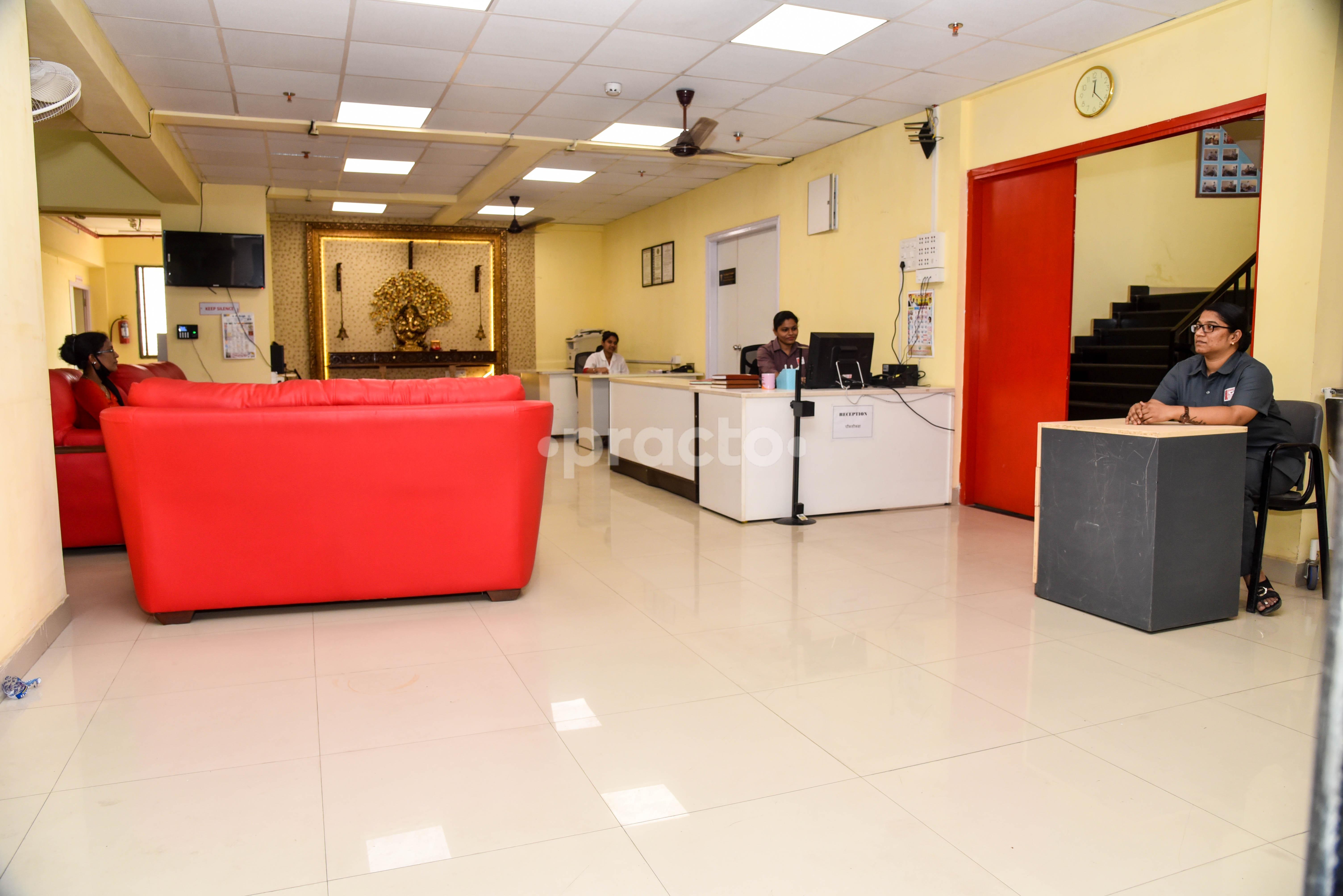 Reception Area at Shushrusha Superspeciality Hospital Panvel Navi Mumbai