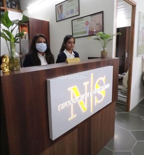 Reception Area at Estique by Dr Neha Sharma Gurgaon Sector 54 Gurgaon